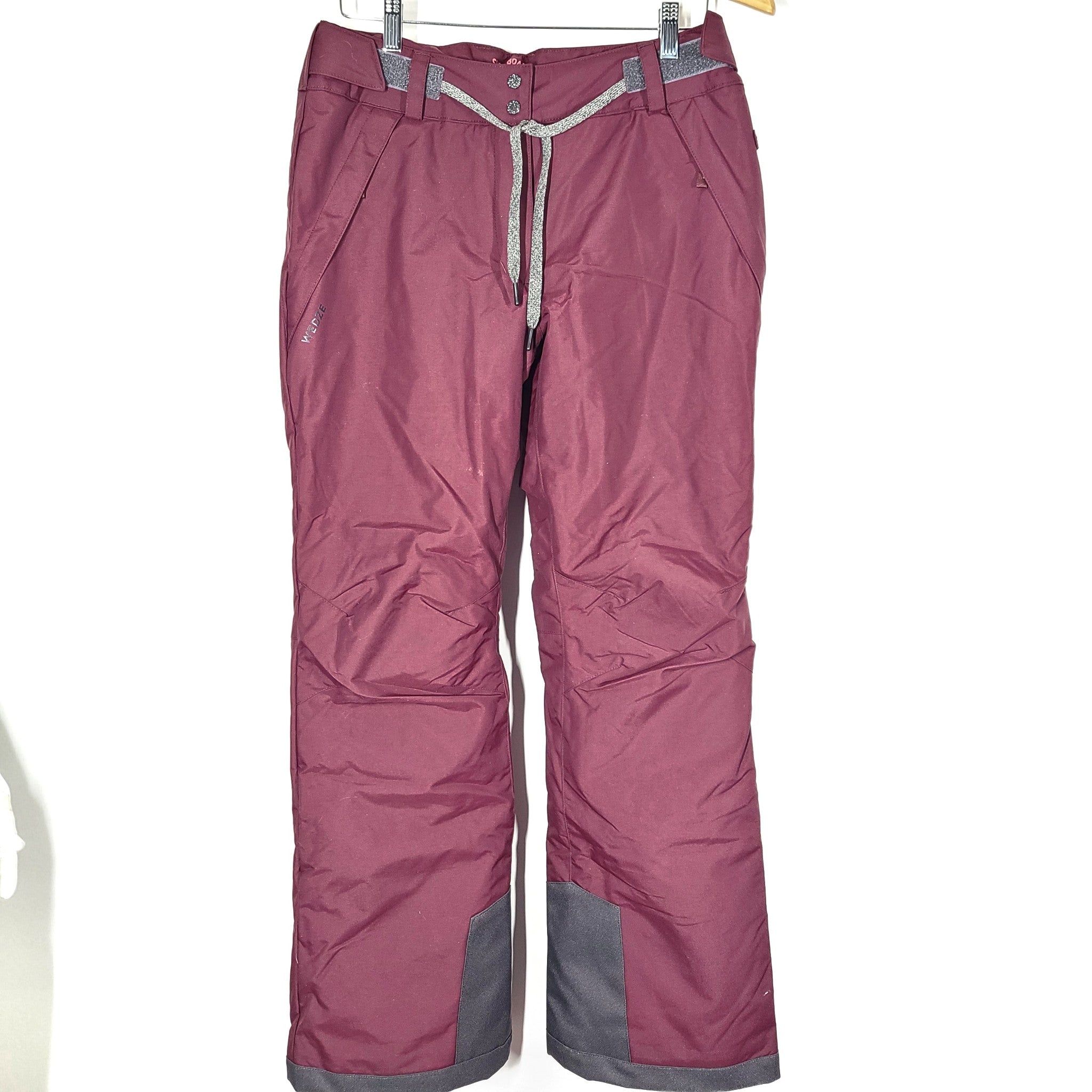 Decathlon Women's Snowboard Ski Pants SNB 100 Bordeaux Sz S