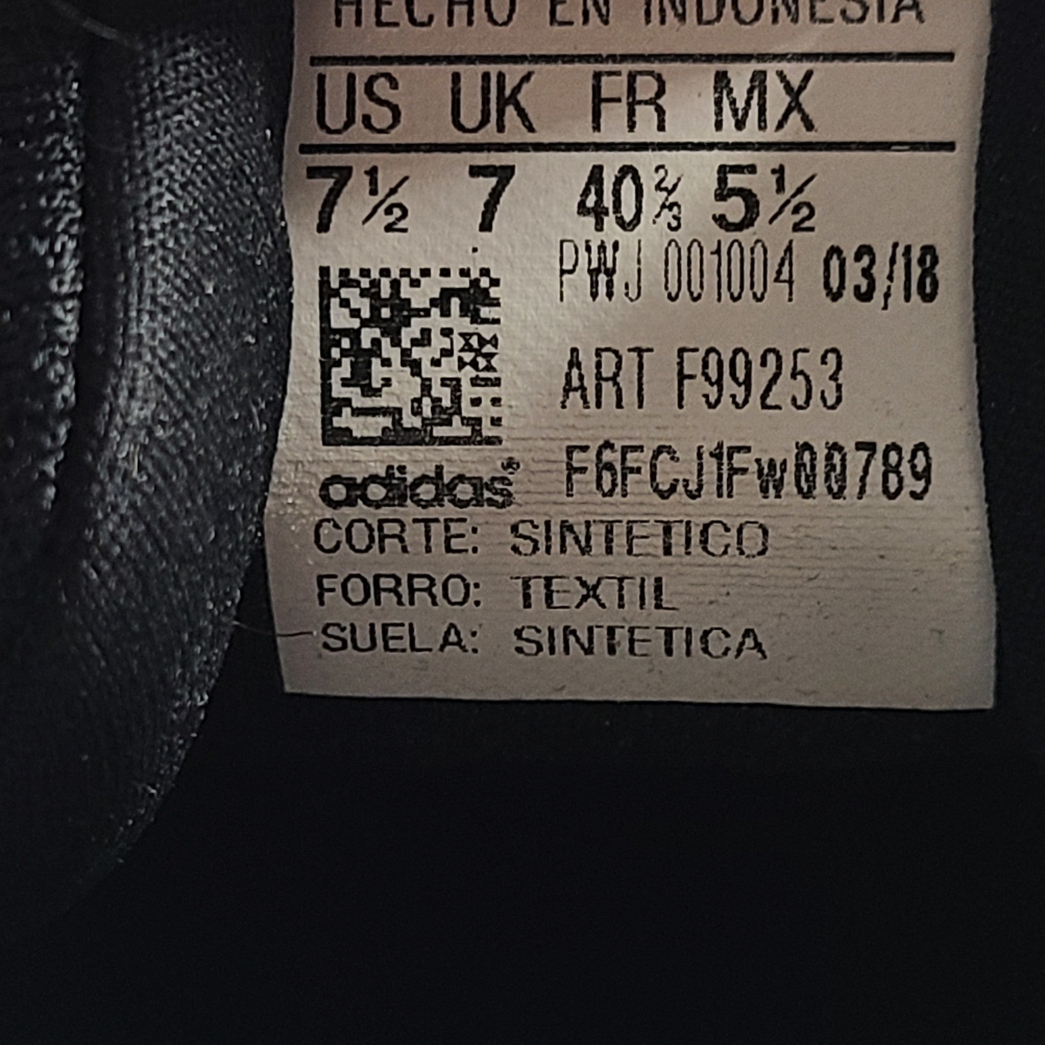 Adidas Men's VS Advantage Clean F99253 Black Casual Shoes Sneakers Size 7.5