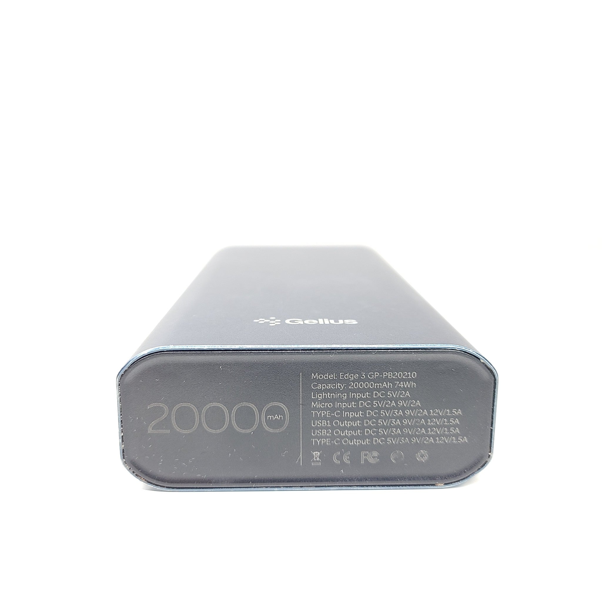 Gelius Power Bank 20000mAh 74 Wh Model: Edge 3GP-PB20210  Portable Charger