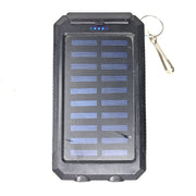 Solar Power Power Bank 20000 mAh 3.7V Mobile External Charger LED Flashlight