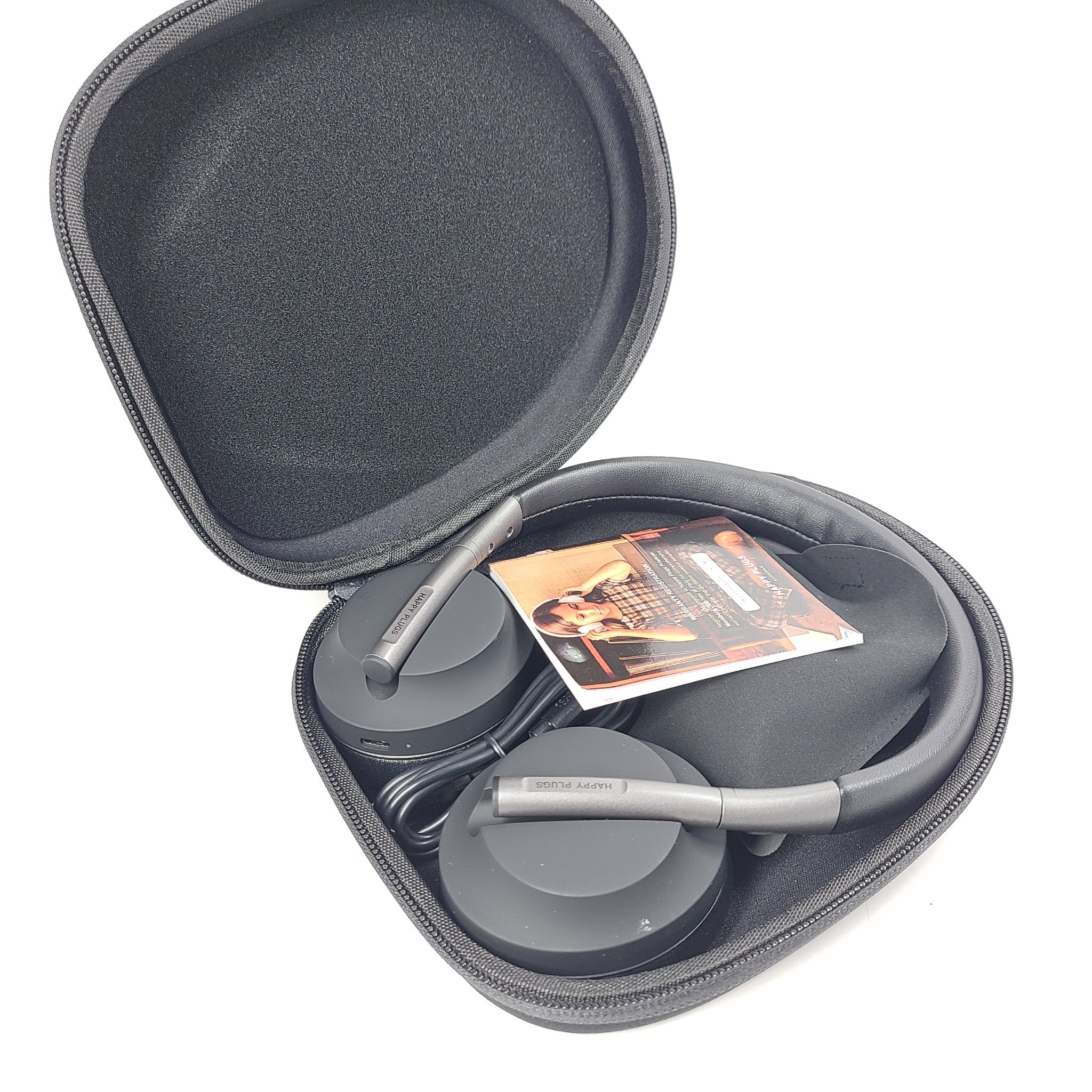 Happy Plugs Play Youth Volume Limited Wireless Bluetooth Headphones Black