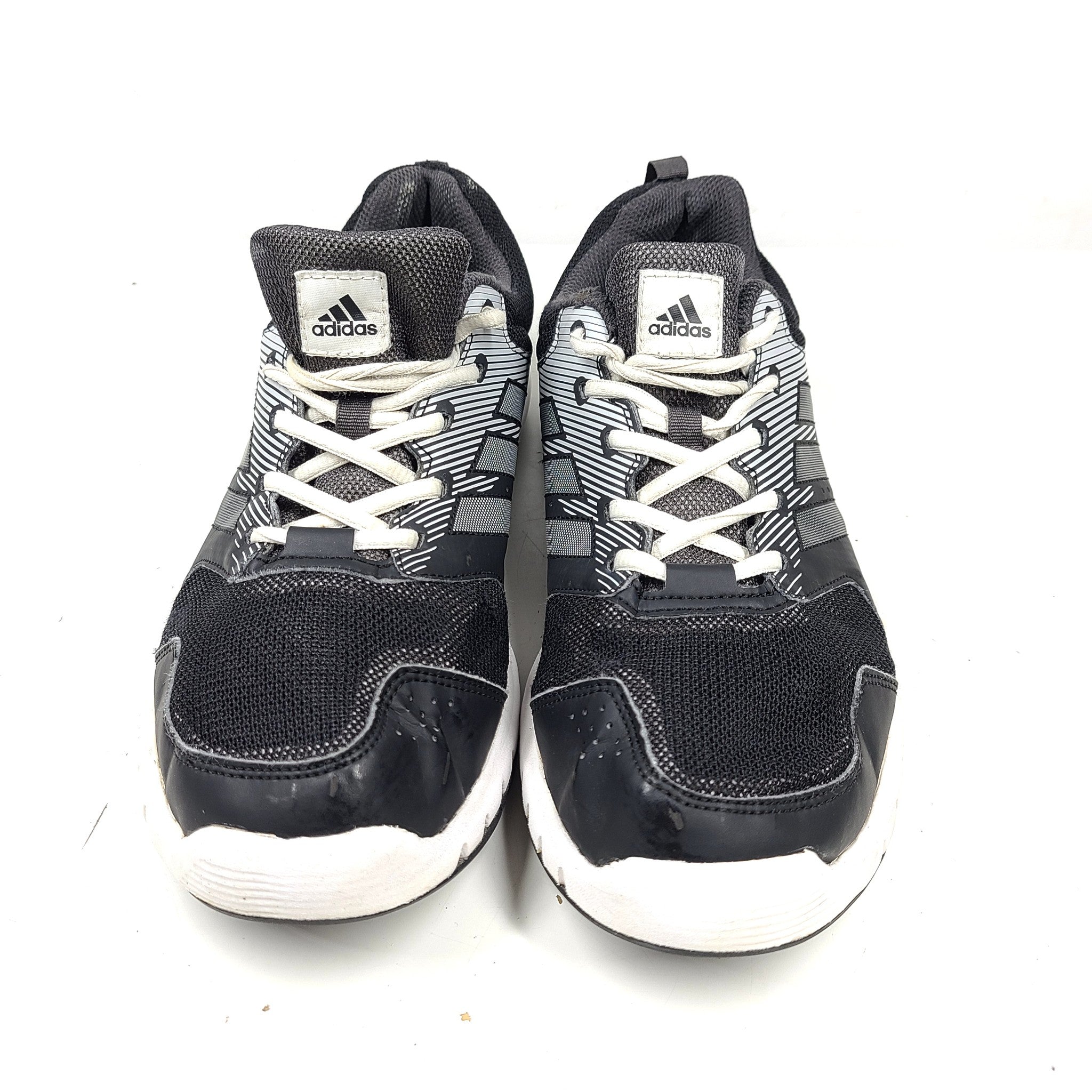 Adidas Men's Essential Star 3 M Sneakers Black/White BA8947 Size 9.5