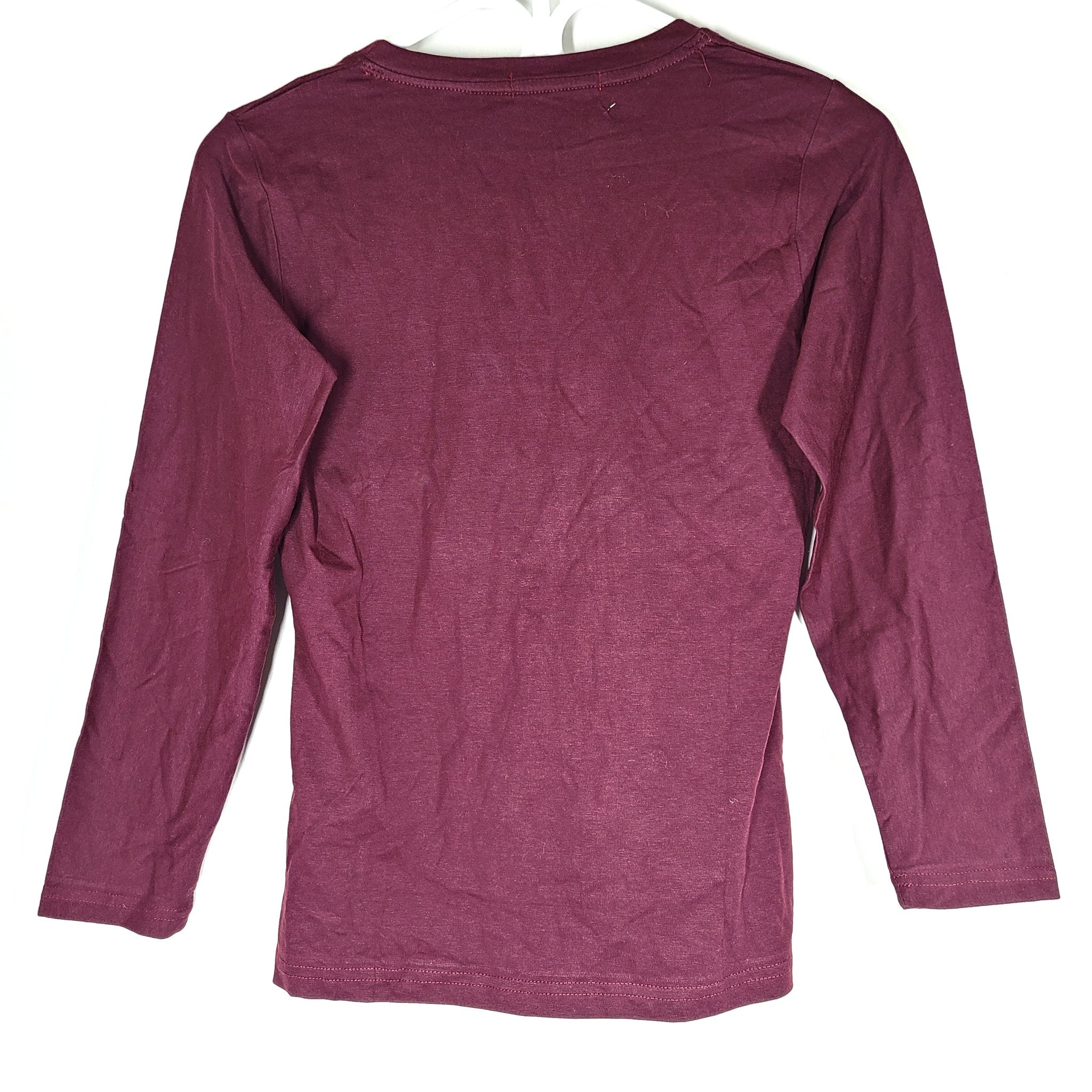 Superdry Organic Cotton Vintage Logo Raglan Long Sleeve Top Sz M