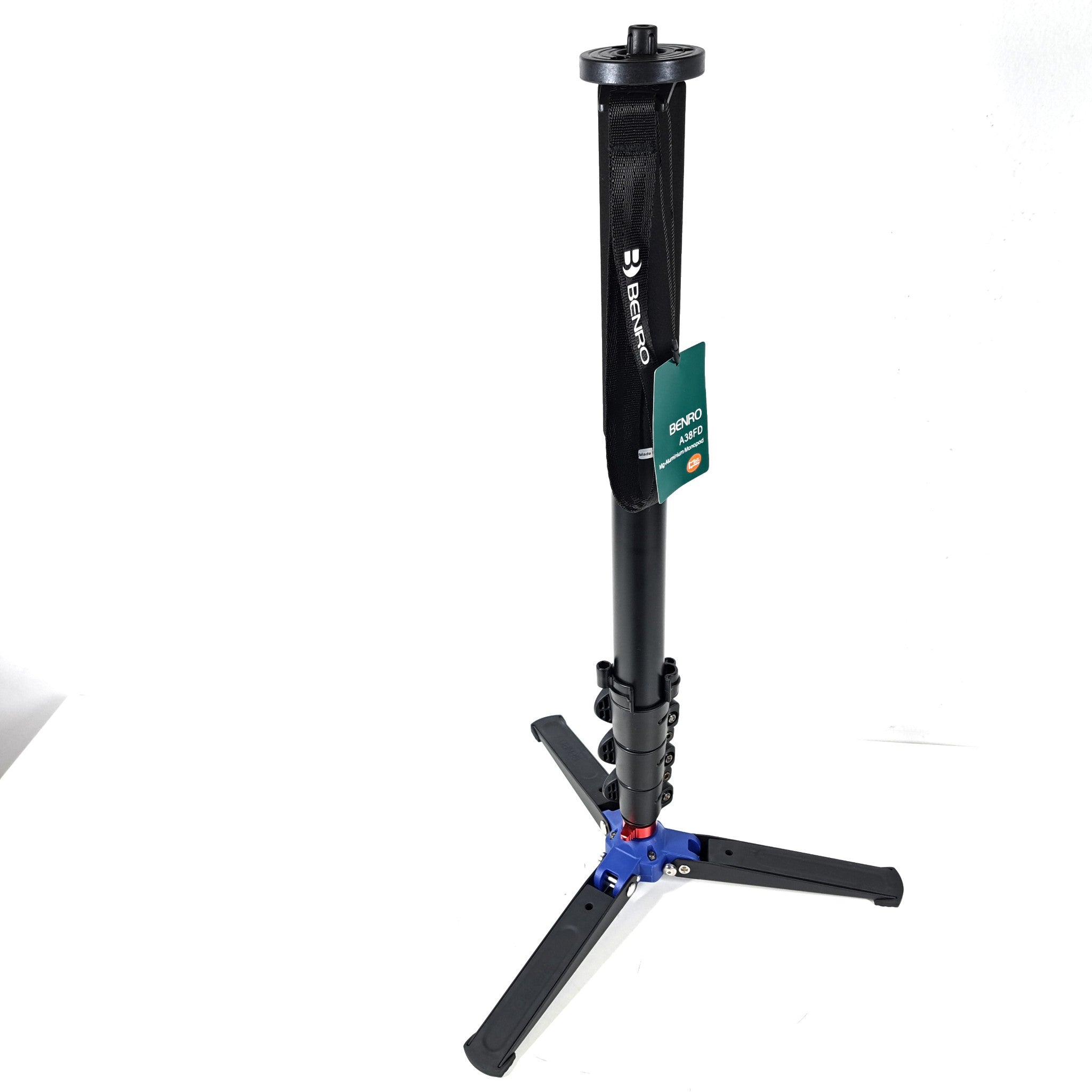 Benro A38FD Series 3 Aluminum Flip Lock Monopod with 3-Leg Locking Base