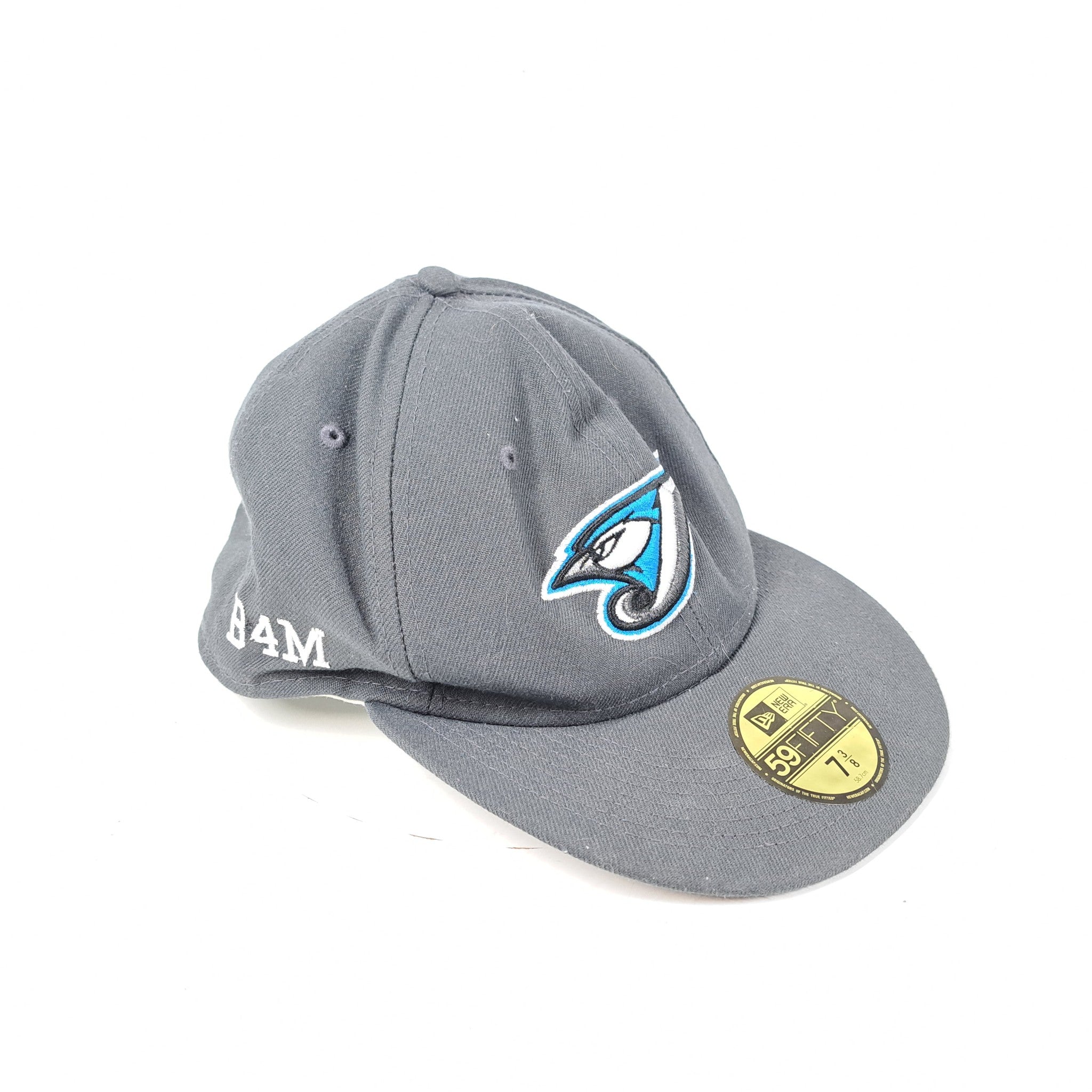 Toronto Blue Jays 59FIFTY New Era Gray Hat Baseball Cap Sz 7 3/8