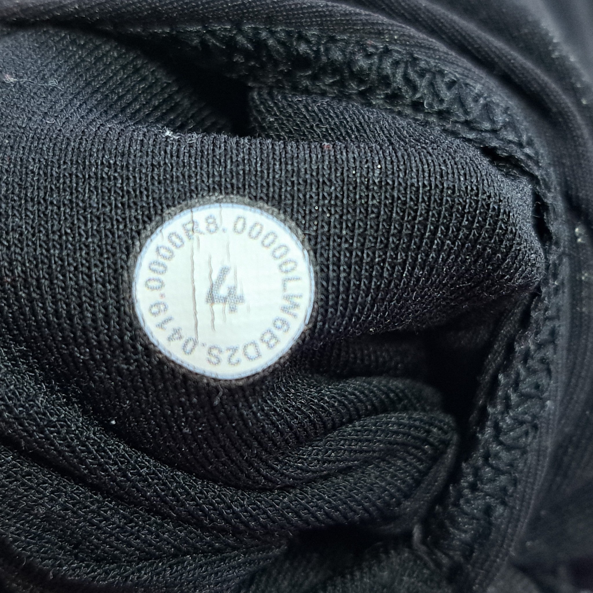 Lululemon Wunder Under High-Rise Crop 23" 20YR Manifesto Foil Black Sz 4