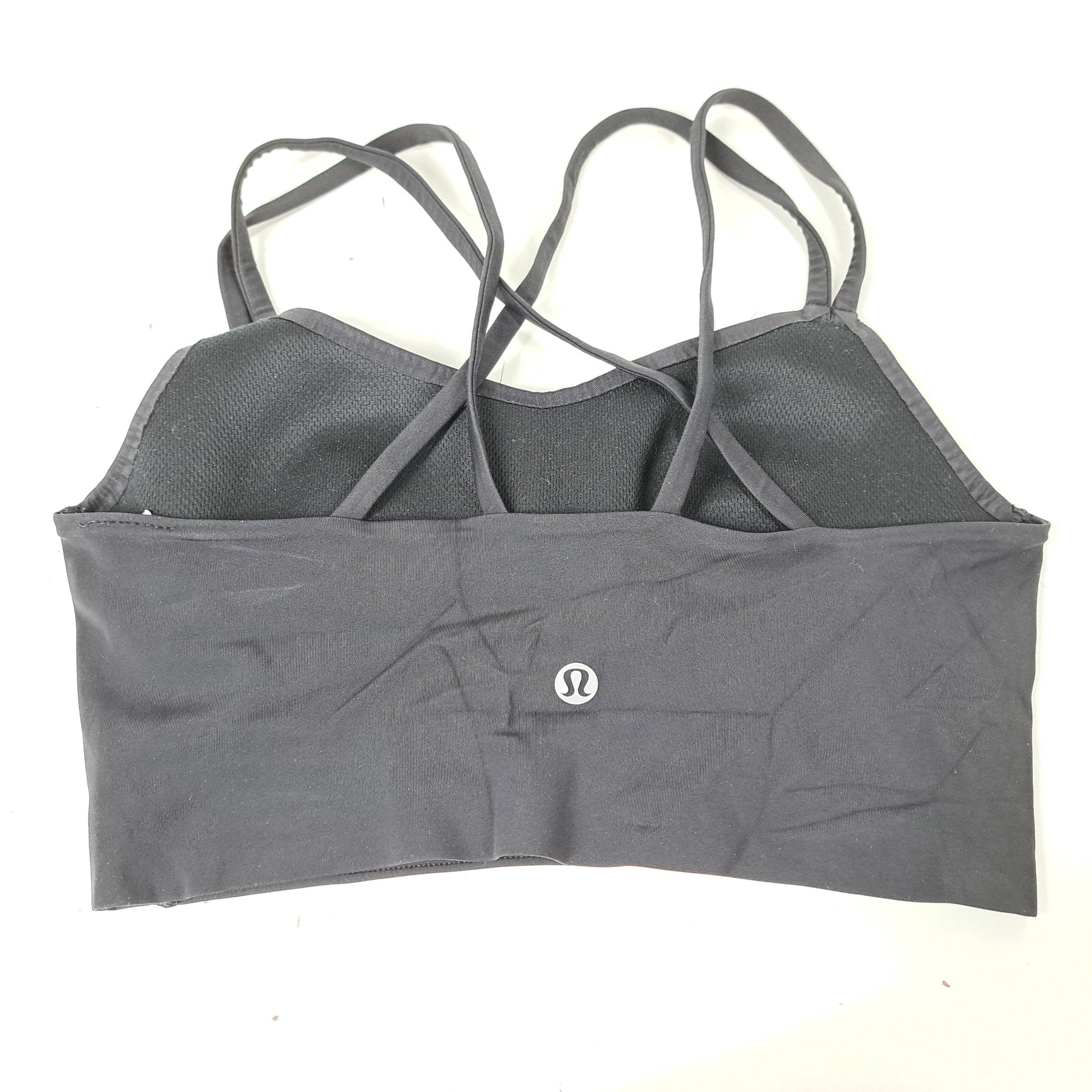 Lululemon Like a Cloud Longline Bra Light Support B/C Cup Black Sz 2