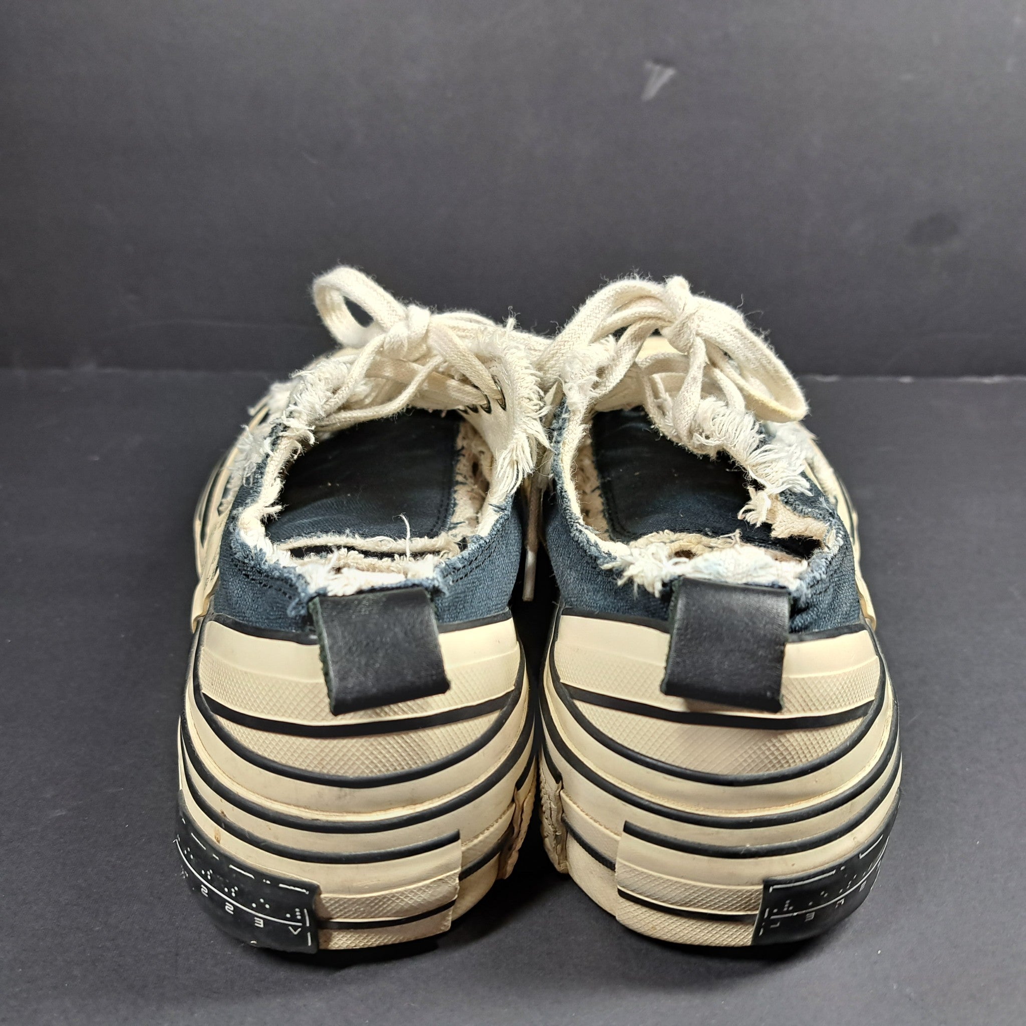 xVESSEL GOP Lows Sneakers Patchwork Platform Low 'Black White' M4/W6
