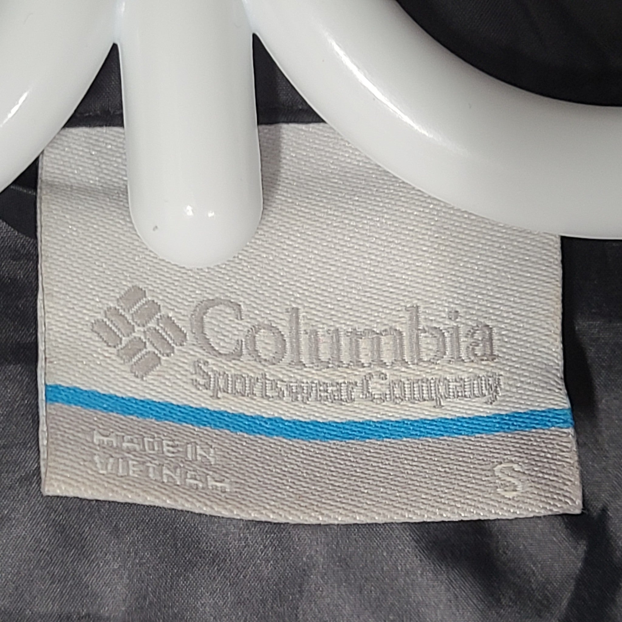 Columbia Women's Morning View Collared Full Zip Windbreaker Jacket Black Sz S