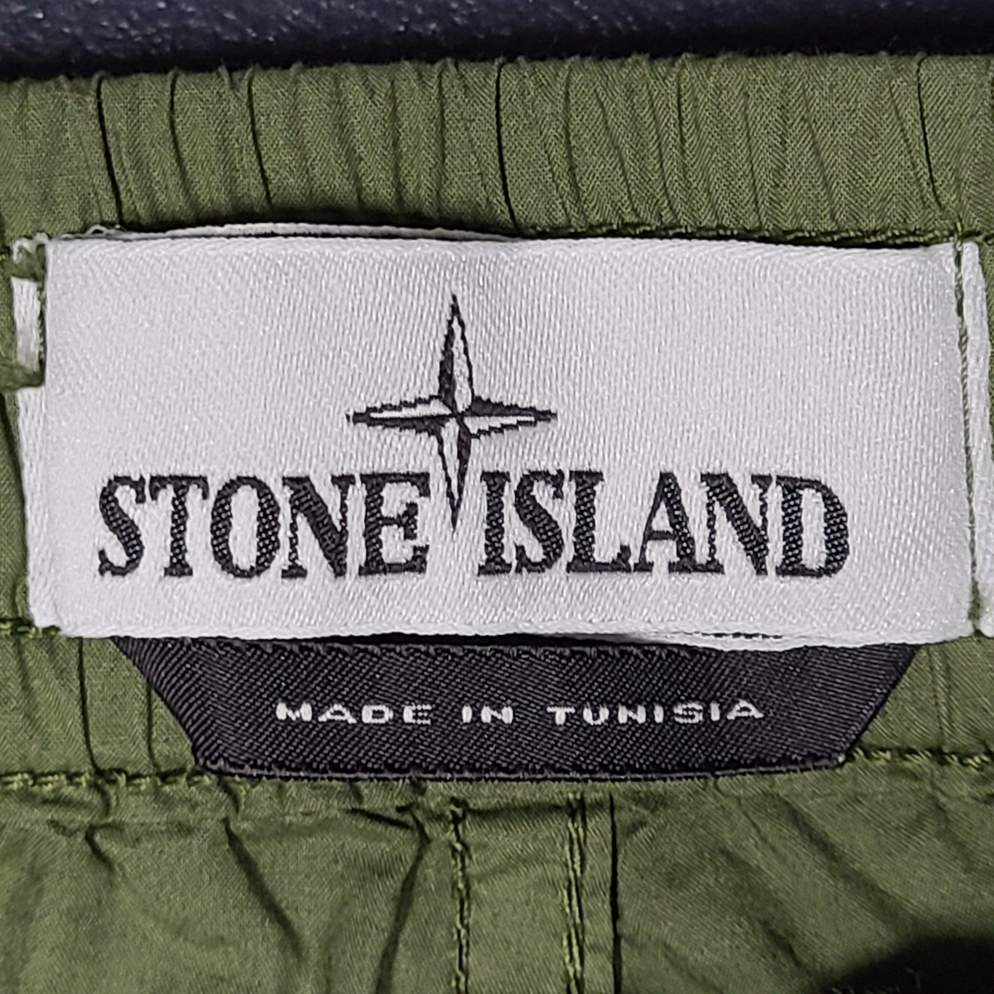 Stone Island Men's Convertible Zip Knee Cargo Pants Olive Green Sz 38