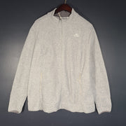 Quechua Women's Zip Up Hiking Fleece Jacket Sweater Gray Sz XXL