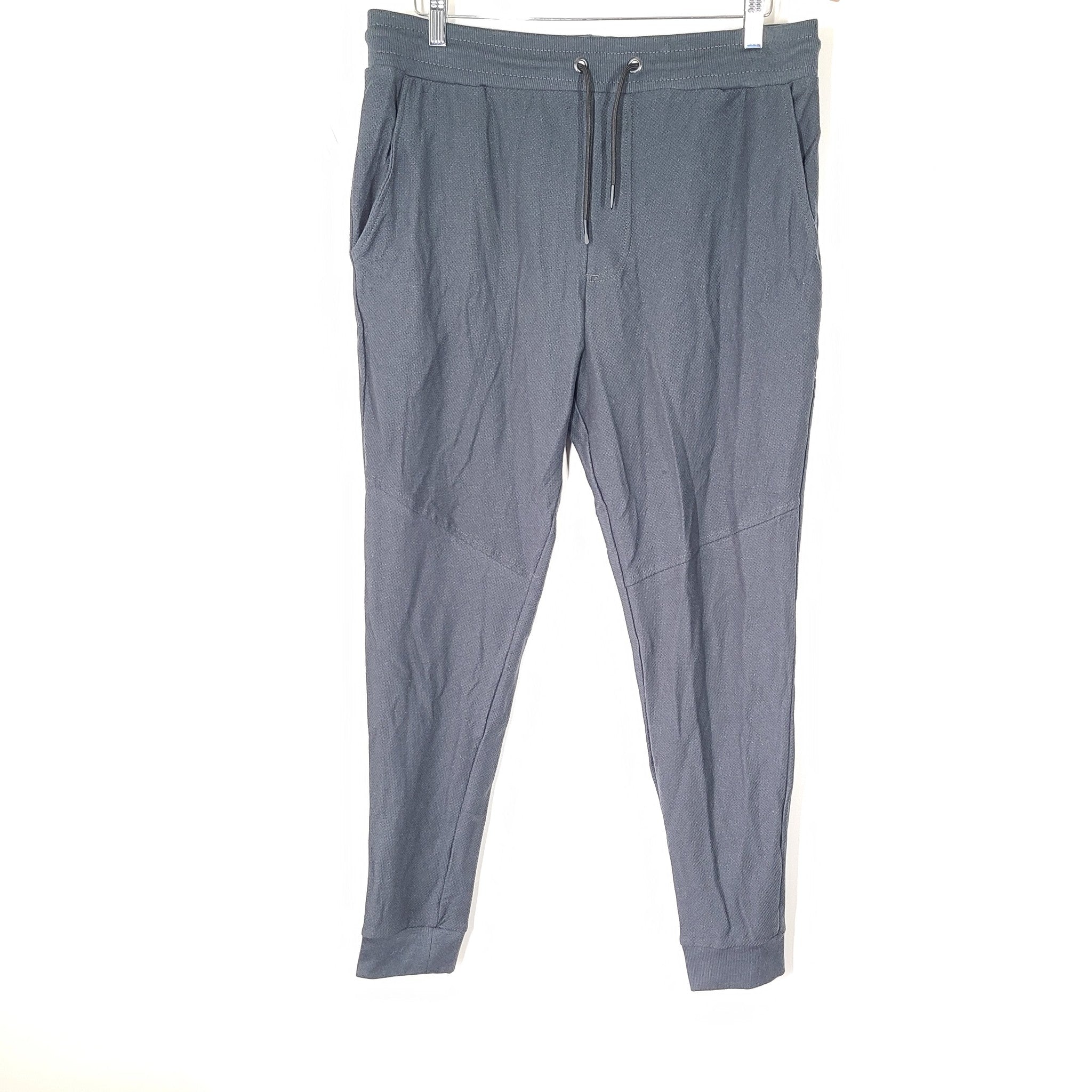 Cuidado Con El Perro Men's Pique Knit Joggers Track Pants Slim Fit Navy Sz XL