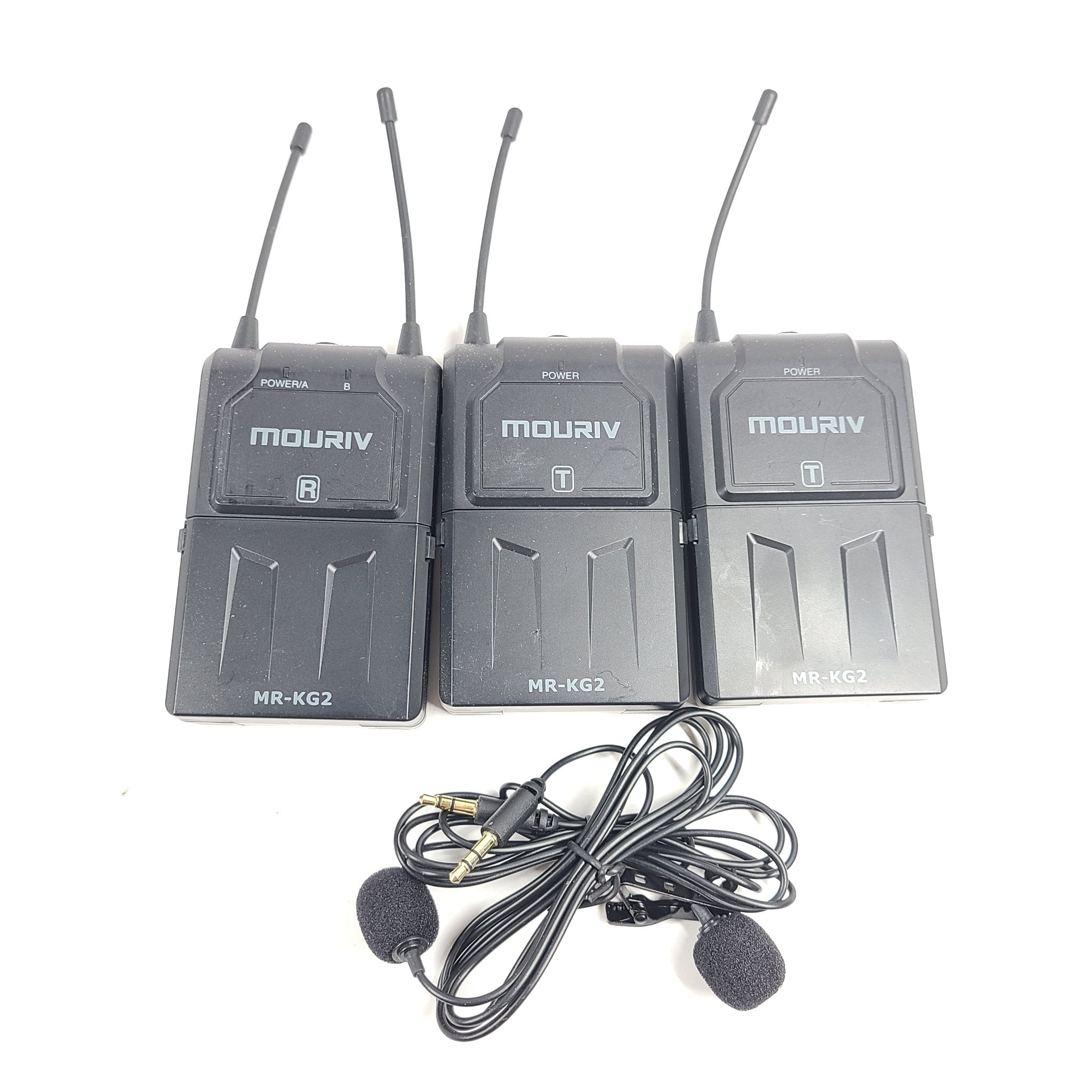 Mouriv MR-KG2 Wireless Lav Mic System Two Transmitters & One Receiver