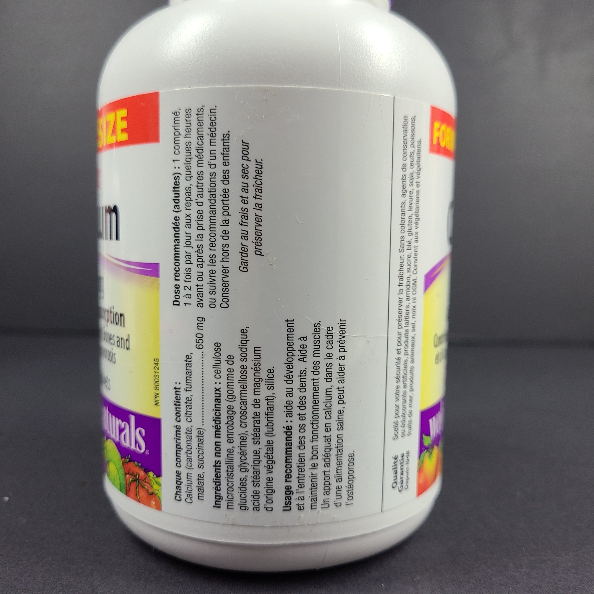280 Ct Webber Naturals Ultra Calcium 650mg Strong Bones Osteoporosis 3/27