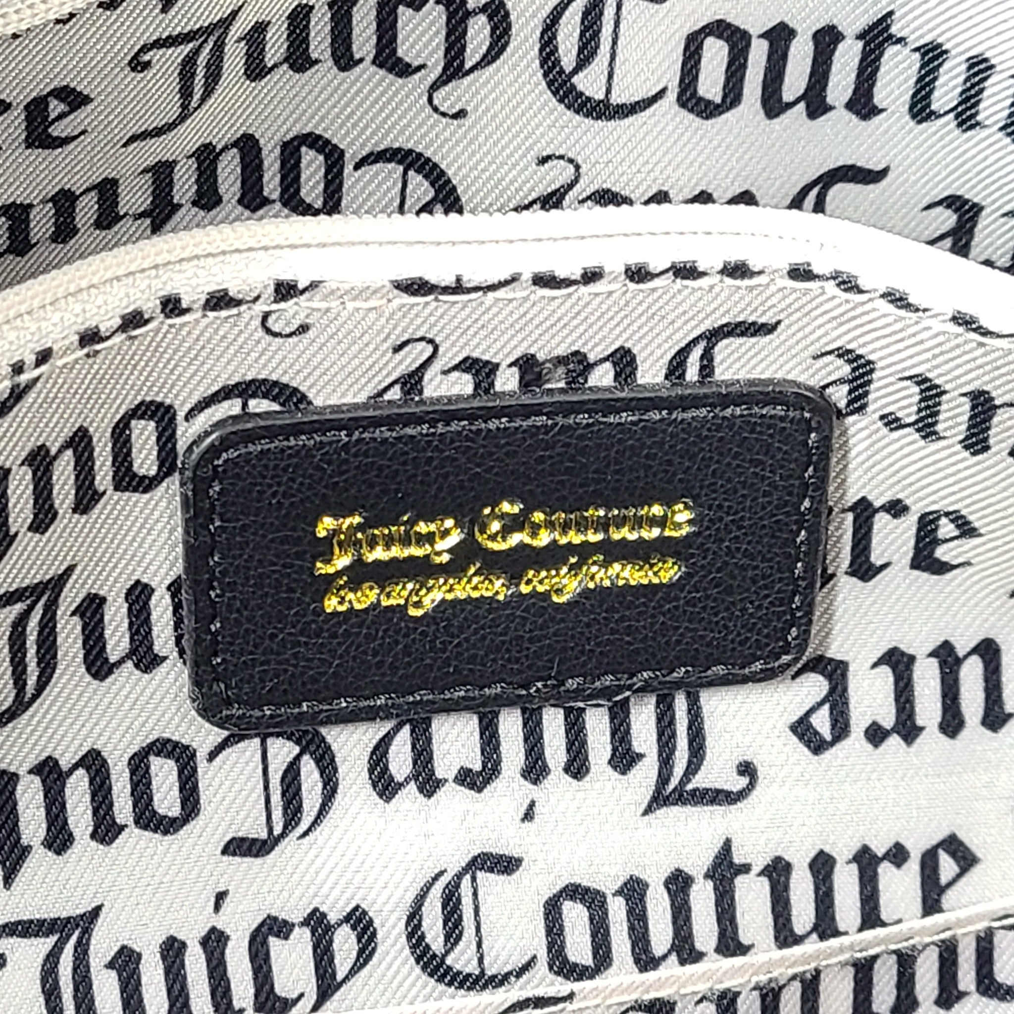 Juicy Couture Los Angeles Whole Lotta Love Duffel Gym Bag Gray Red Heart