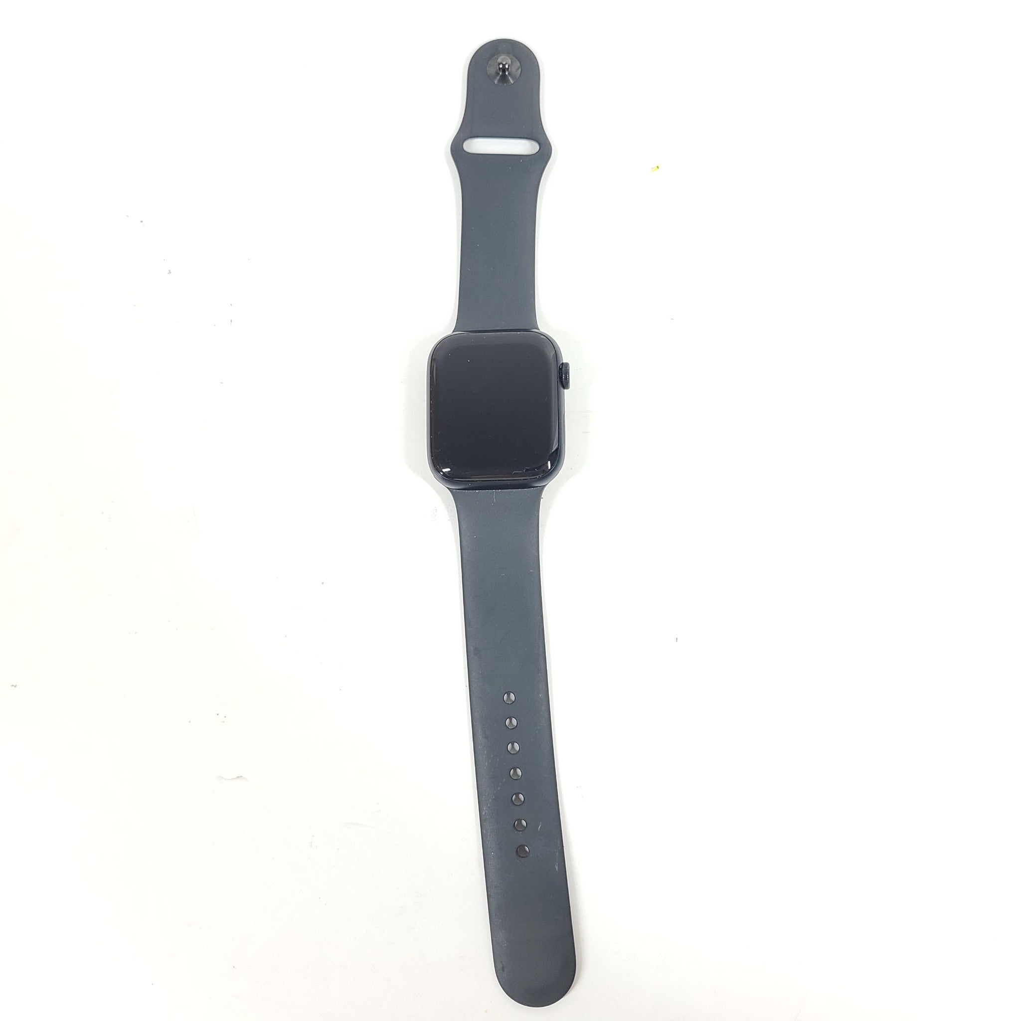 Apple Watch Series 7 45MM Blue Aluminum + Ceramic Case GPS only - Black M/L Band