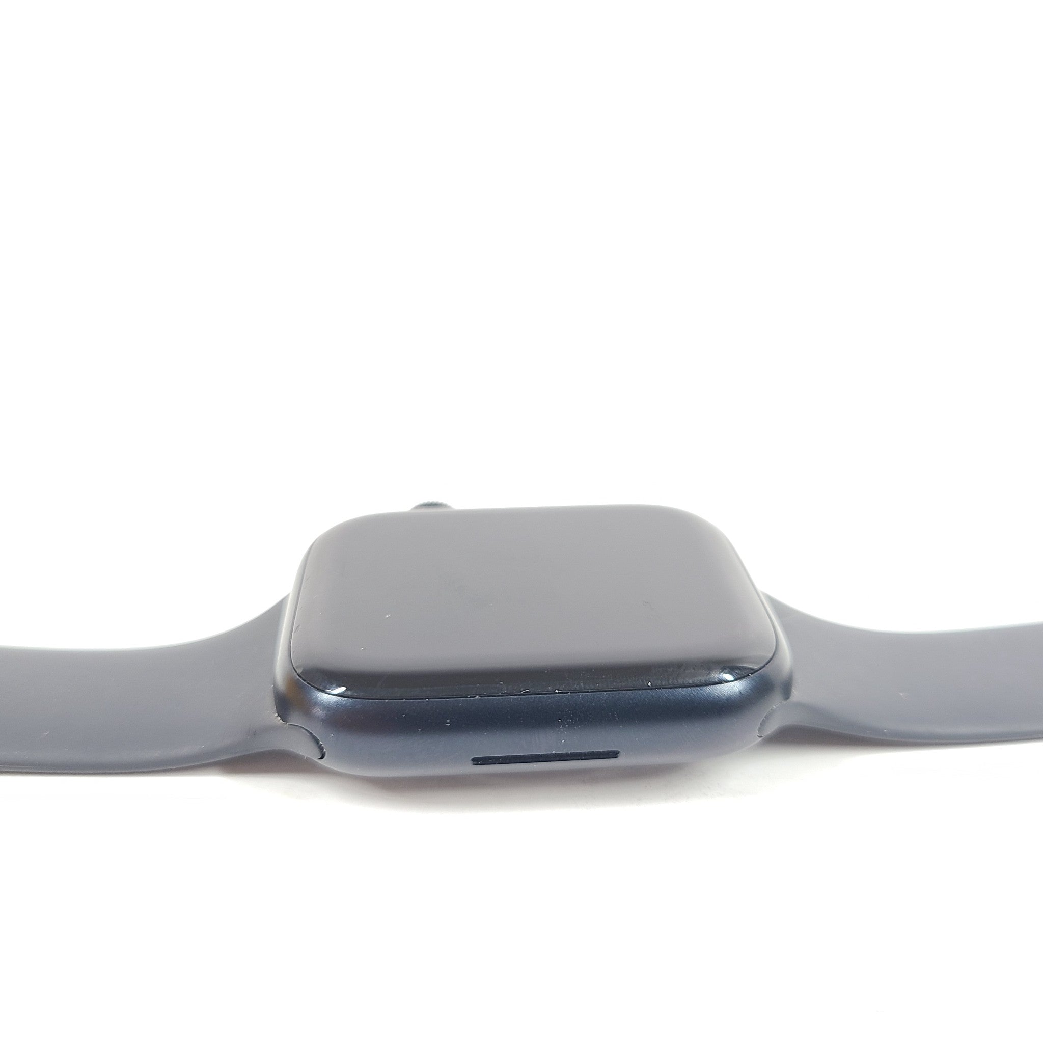Apple Watch Series 7 45MM Blue Aluminum + Ceramic Case GPS only - Black M/L Band