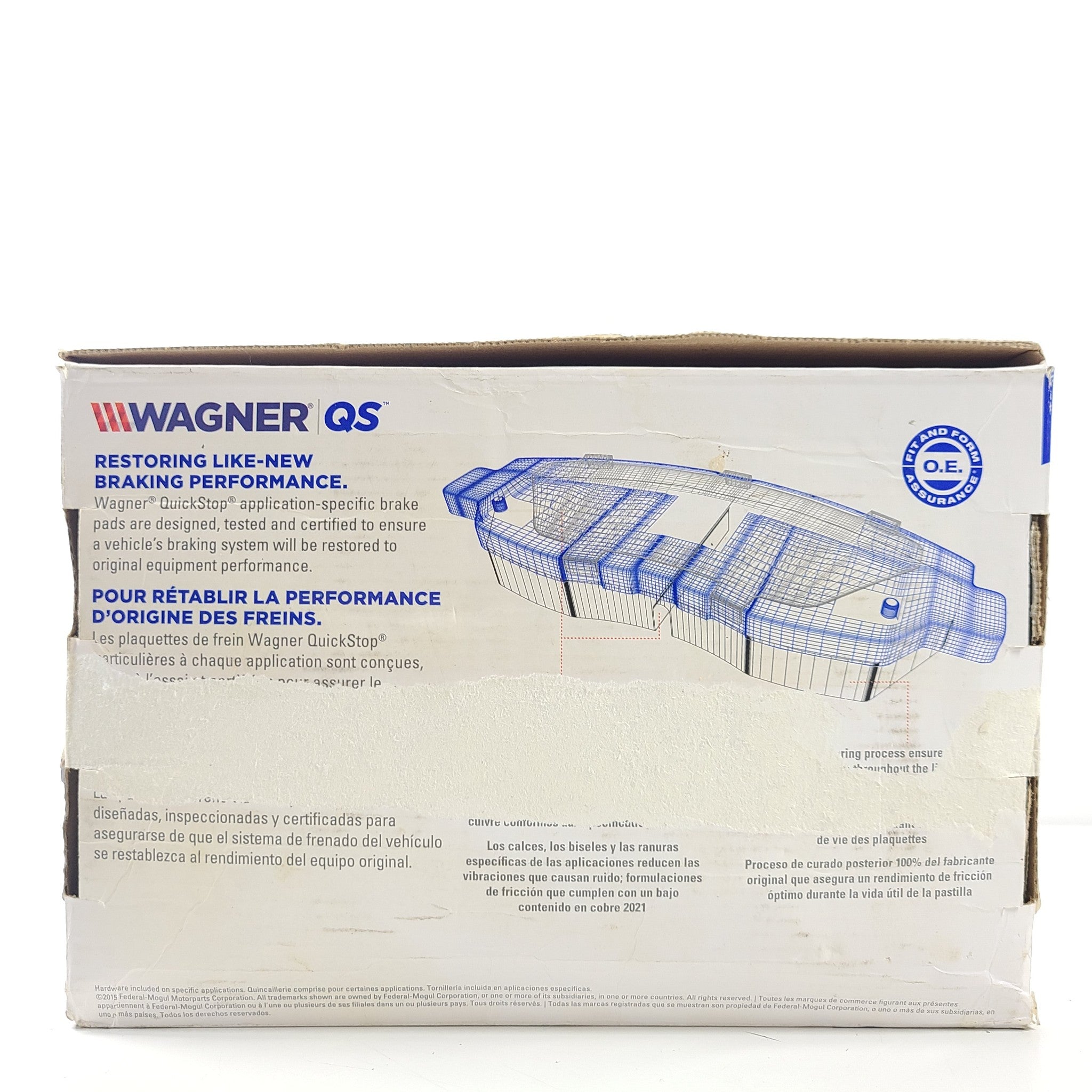 Wagner QS Ceramic Disc Brake Pads ZD756