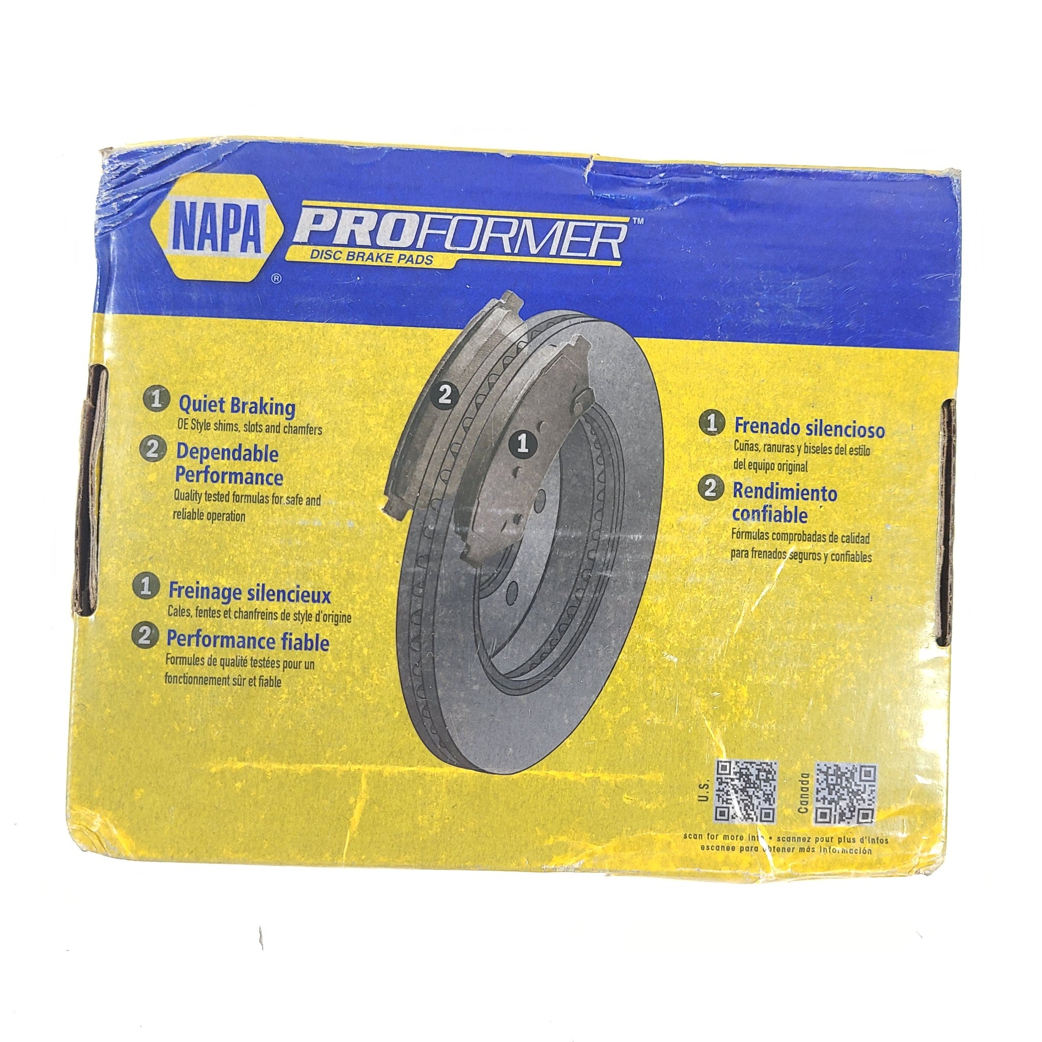 NAPA PROFORMER Brake Pads Ceramic PF8322X