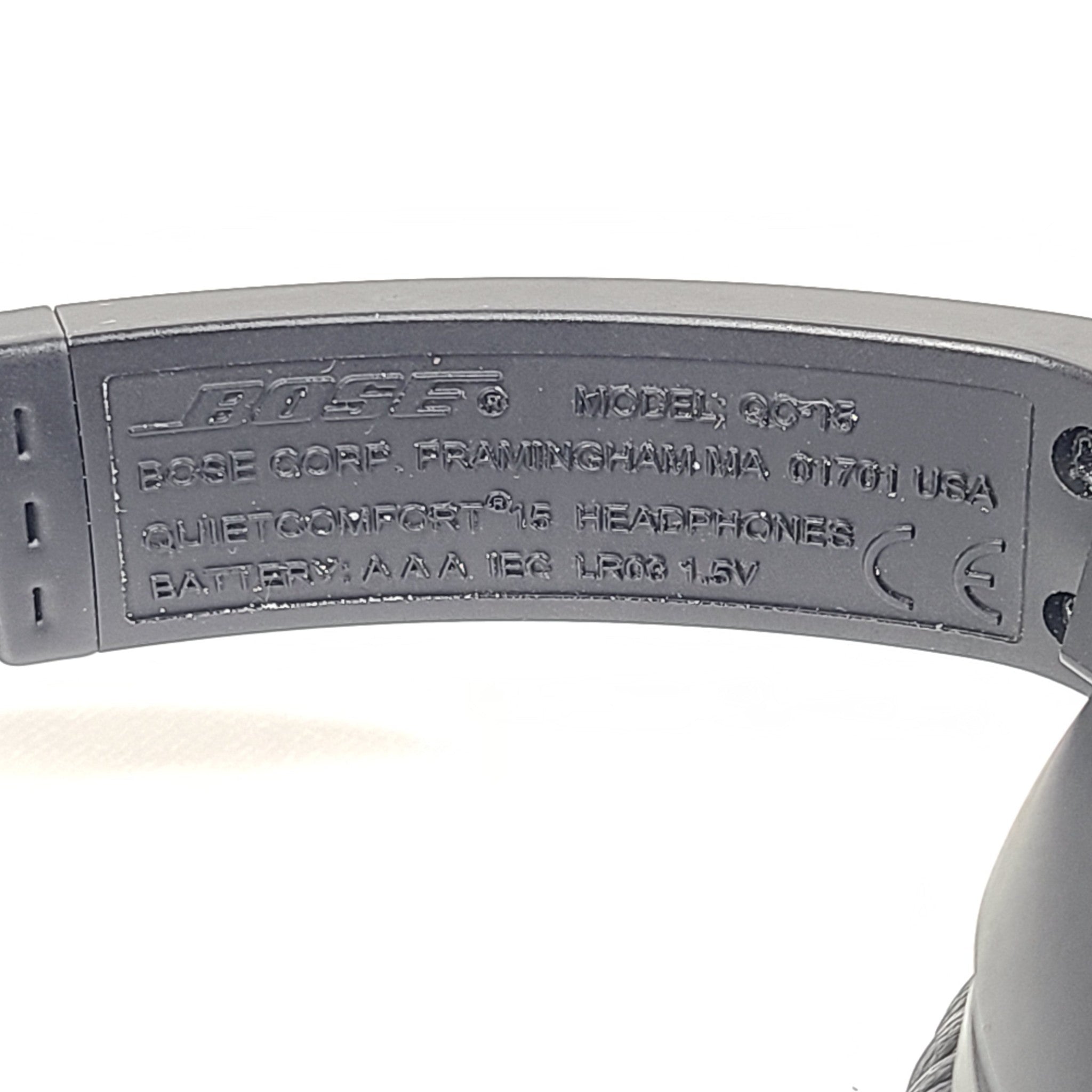 Bose QC15 QuietComfort 15 Noise-Cancelling Headphones Apple Control Triple Black