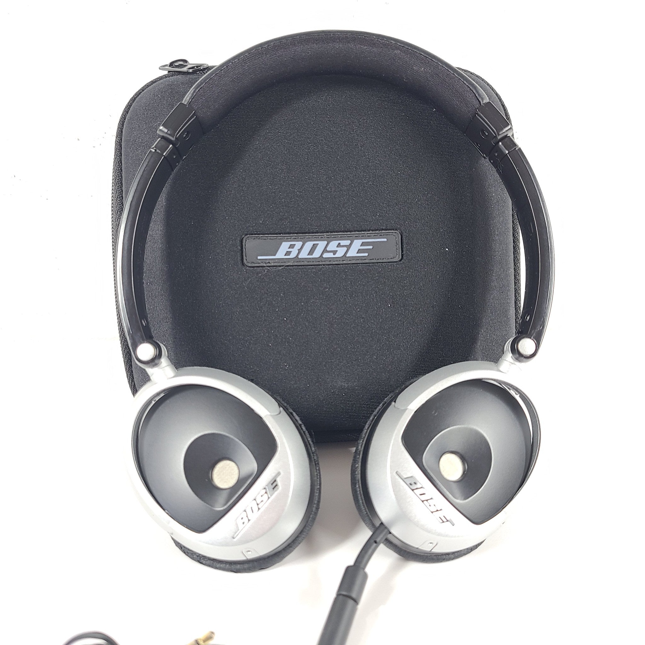 Bose OE Triport On-Ear Foldable Headphones - Black and Silver V1