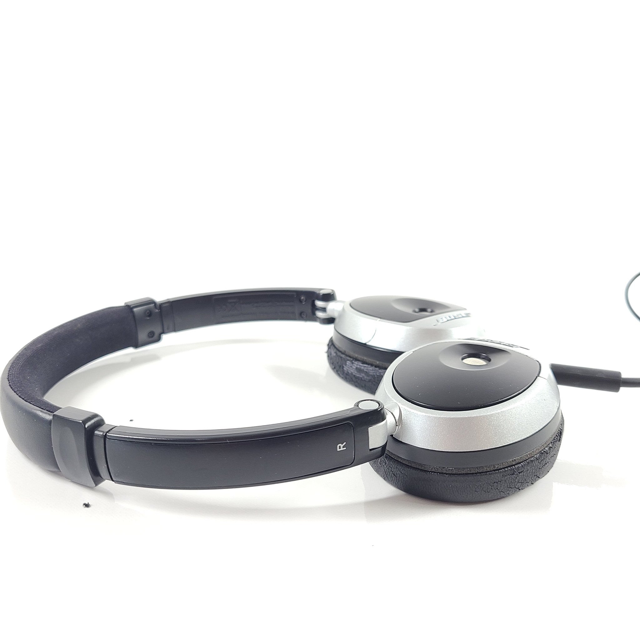 Bose OE Triport On-Ear Foldable Headphones - Black and Silver V1