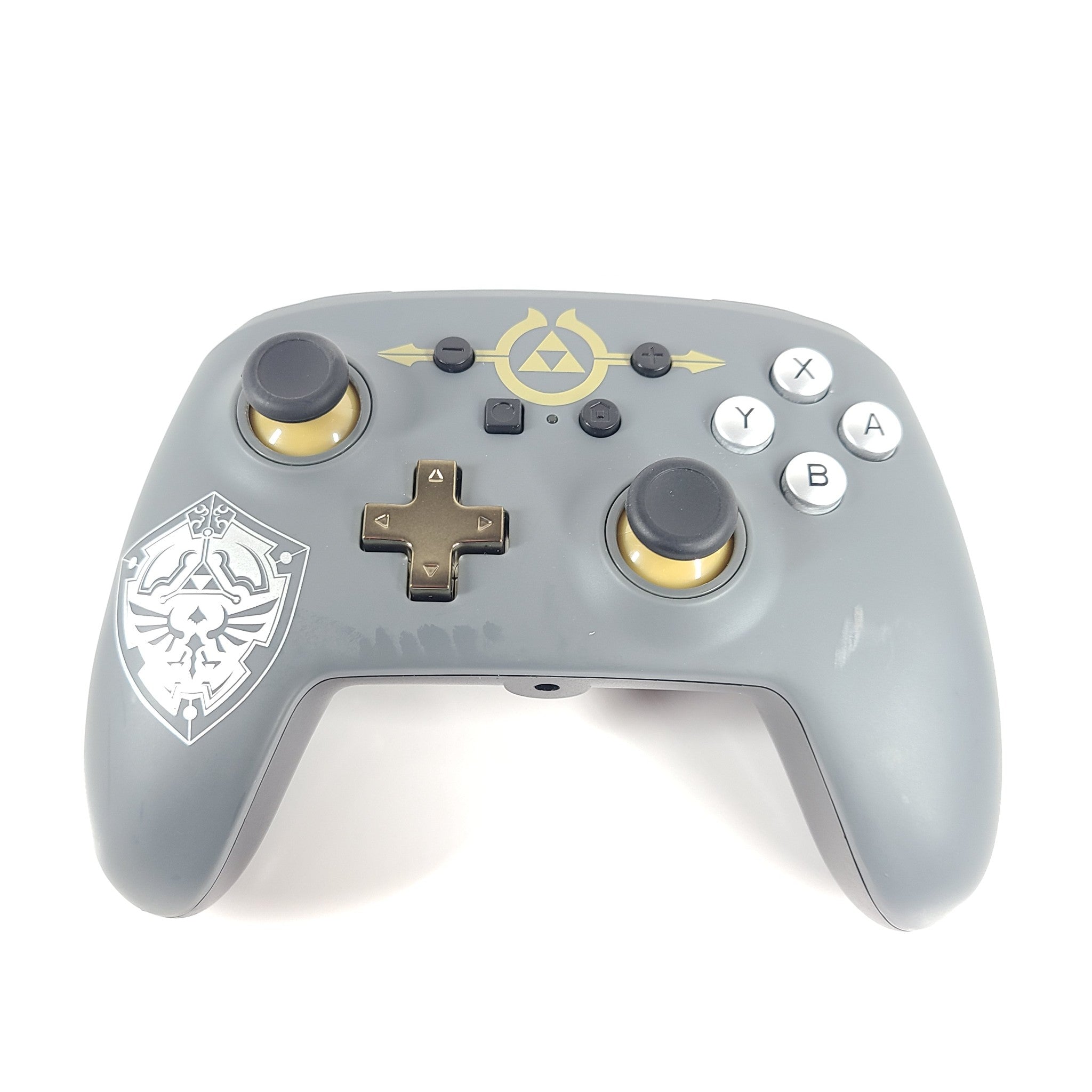 PowerA Enhanced Wired Controller for Nintendo Switch - Hylian Shield - No Cable