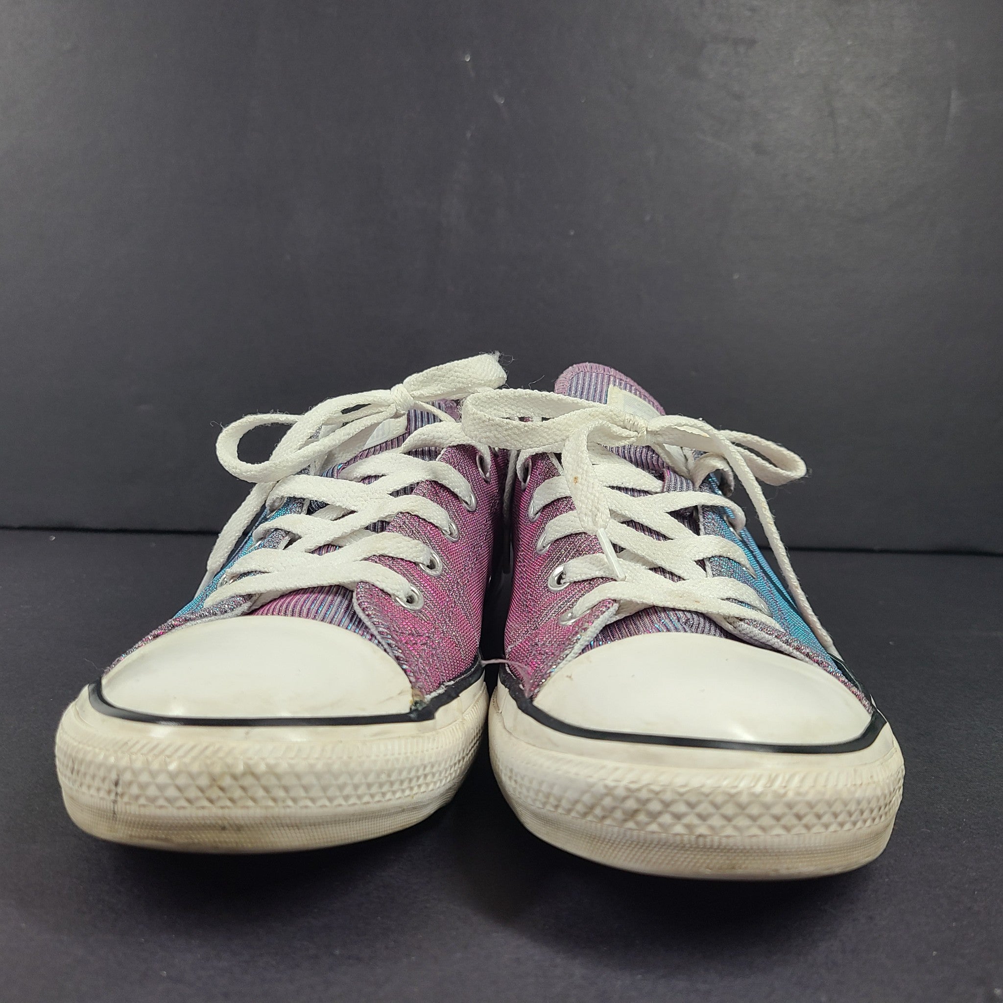 Converse Kids' CTAS OX Purple Low Top Sneakers 665100F Youth Size 5 / EUR 37.5