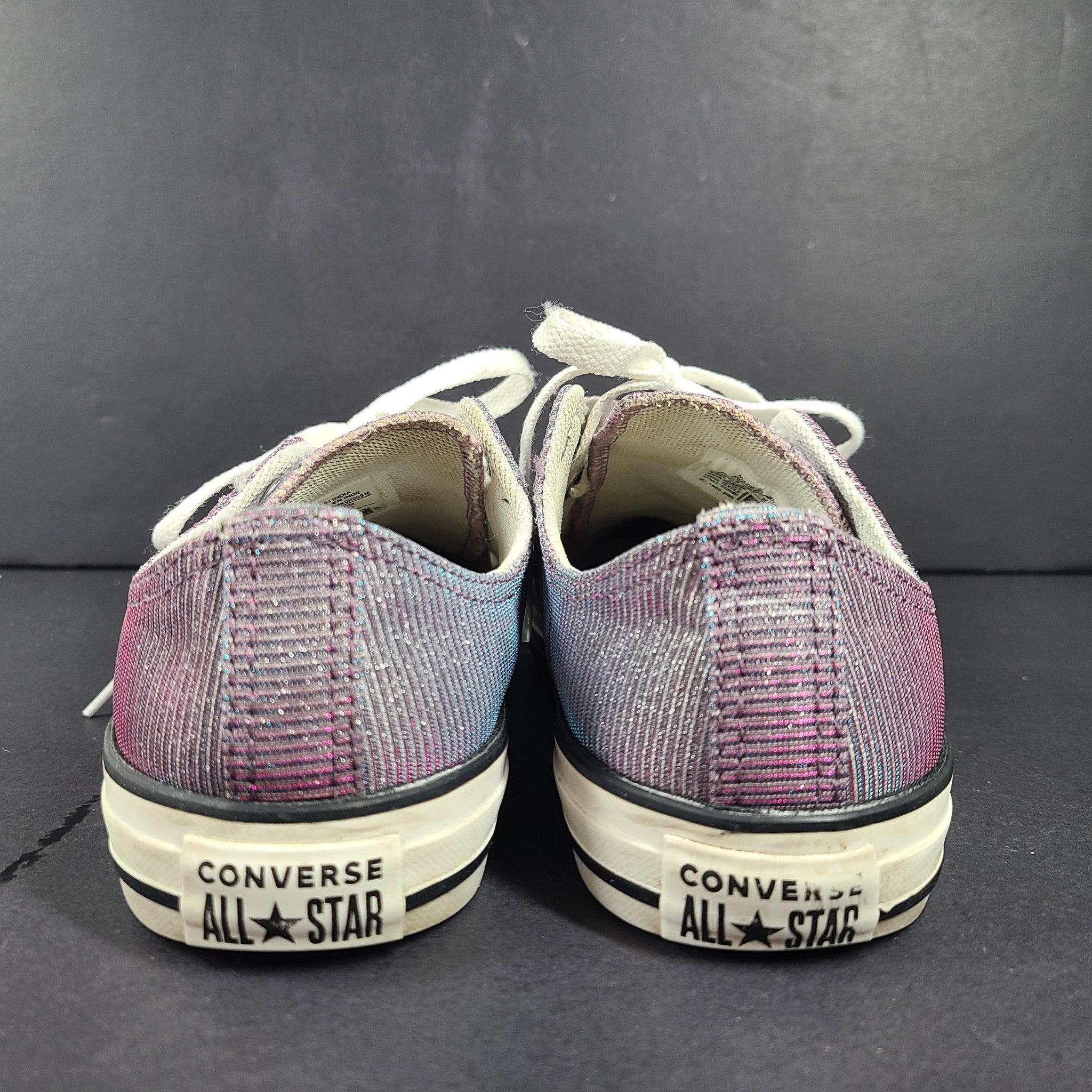 Converse Kids' CTAS OX Purple Low Top Sneakers 665100F Youth Size 5 / EUR 37.5