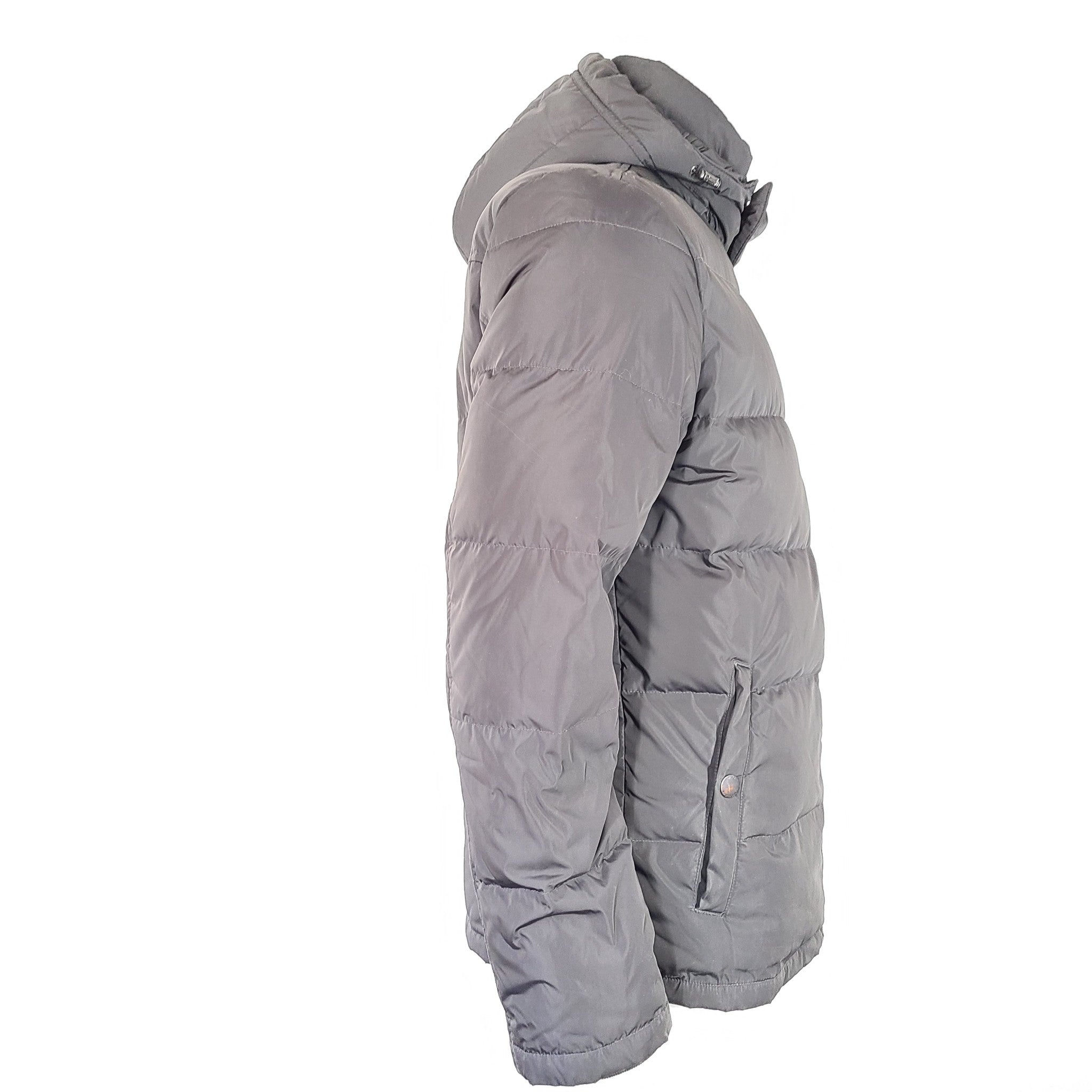 Mexx Men's Insulated Winter Parka Coat Removable Hood Gray Sz M