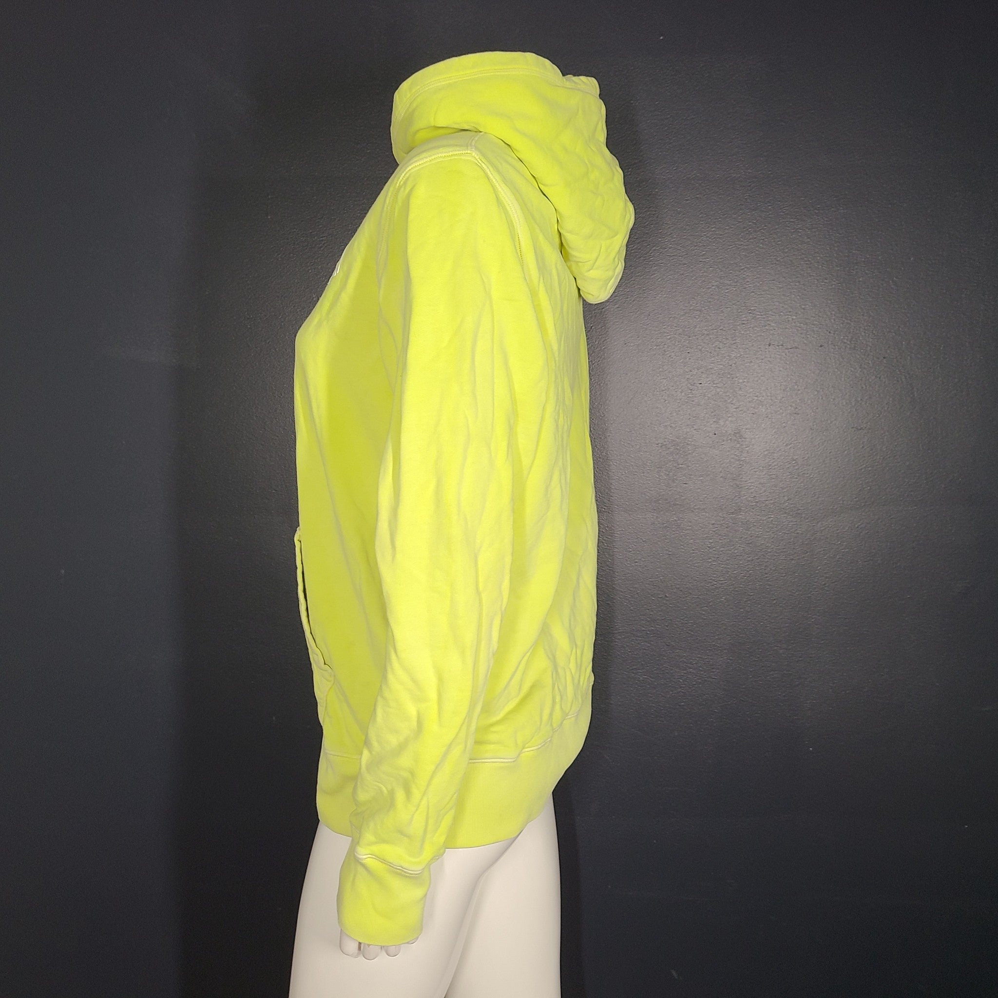 OVO October's Very Own Garment Dyed Hoodie Sweater Neon Green Drake Sz M