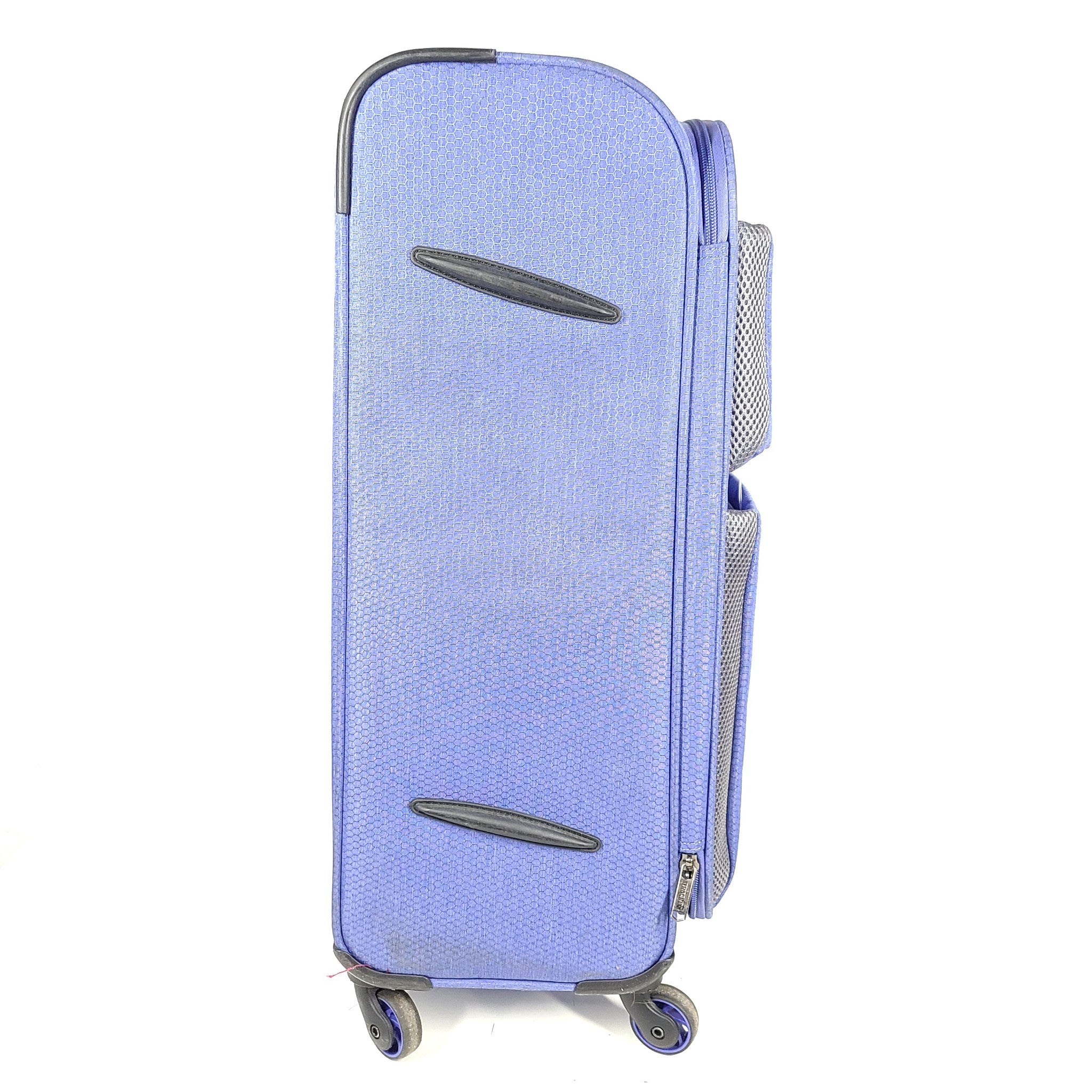 Tracker Expedition 25" Spinner Luggage Check In Suitcase Softshell Blue