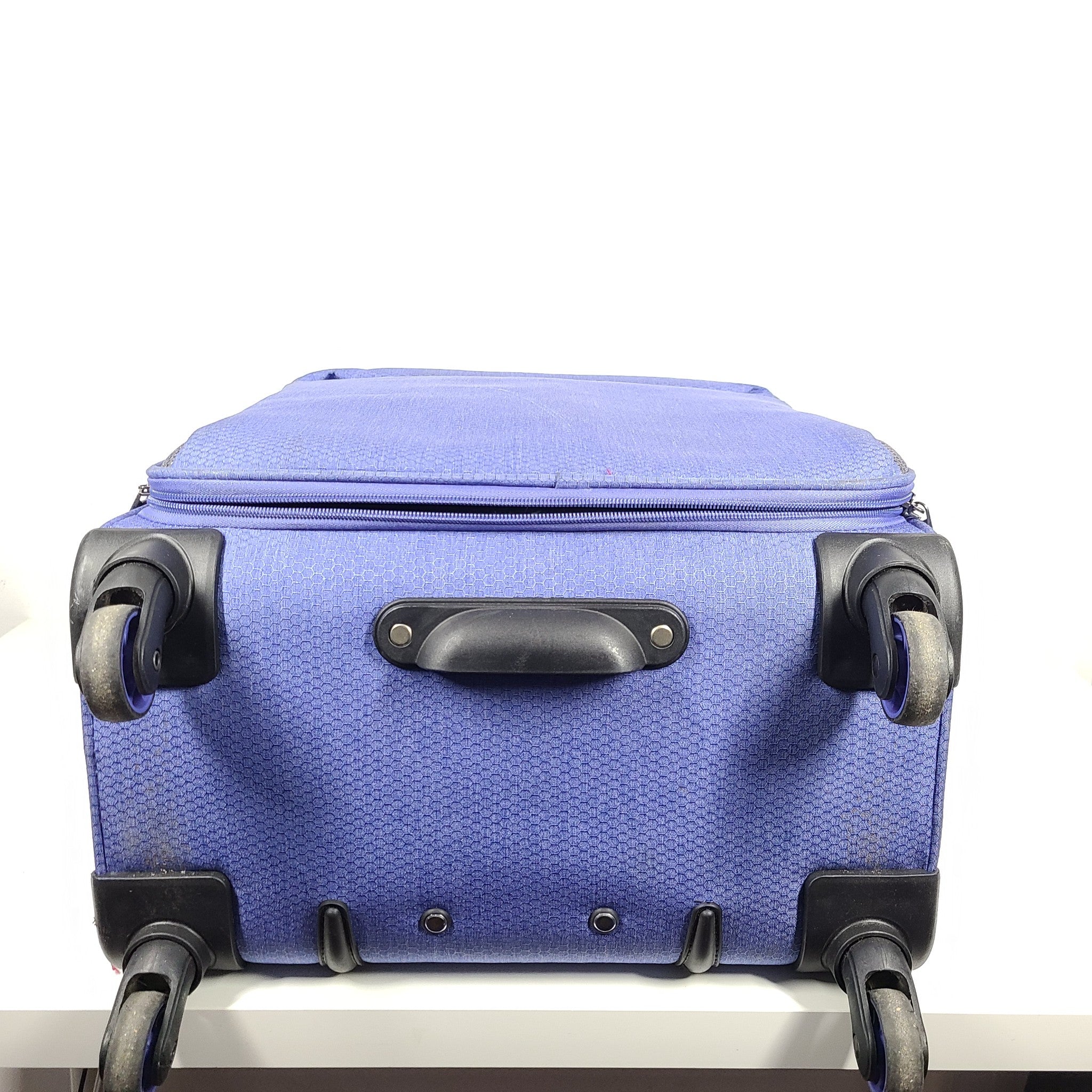 Tracker Expedition 25" Spinner Luggage Check In Suitcase Softshell Blue