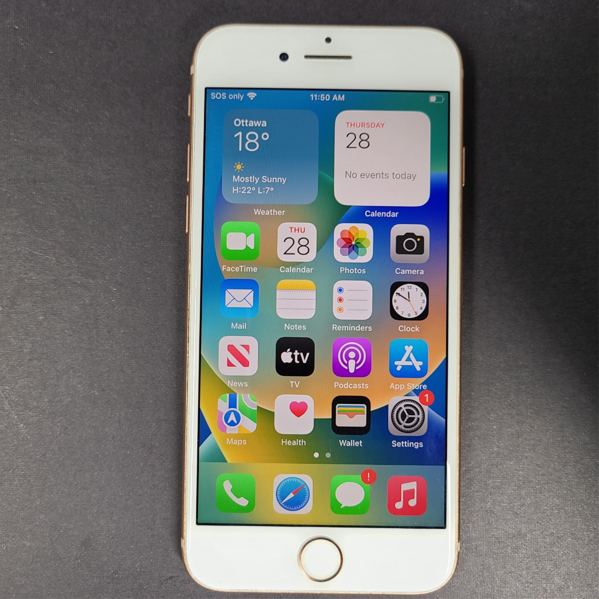 Apple iPhone 8 - 64GB - Rose Gold (Unlocked) A1905 (GSM) Smartphone