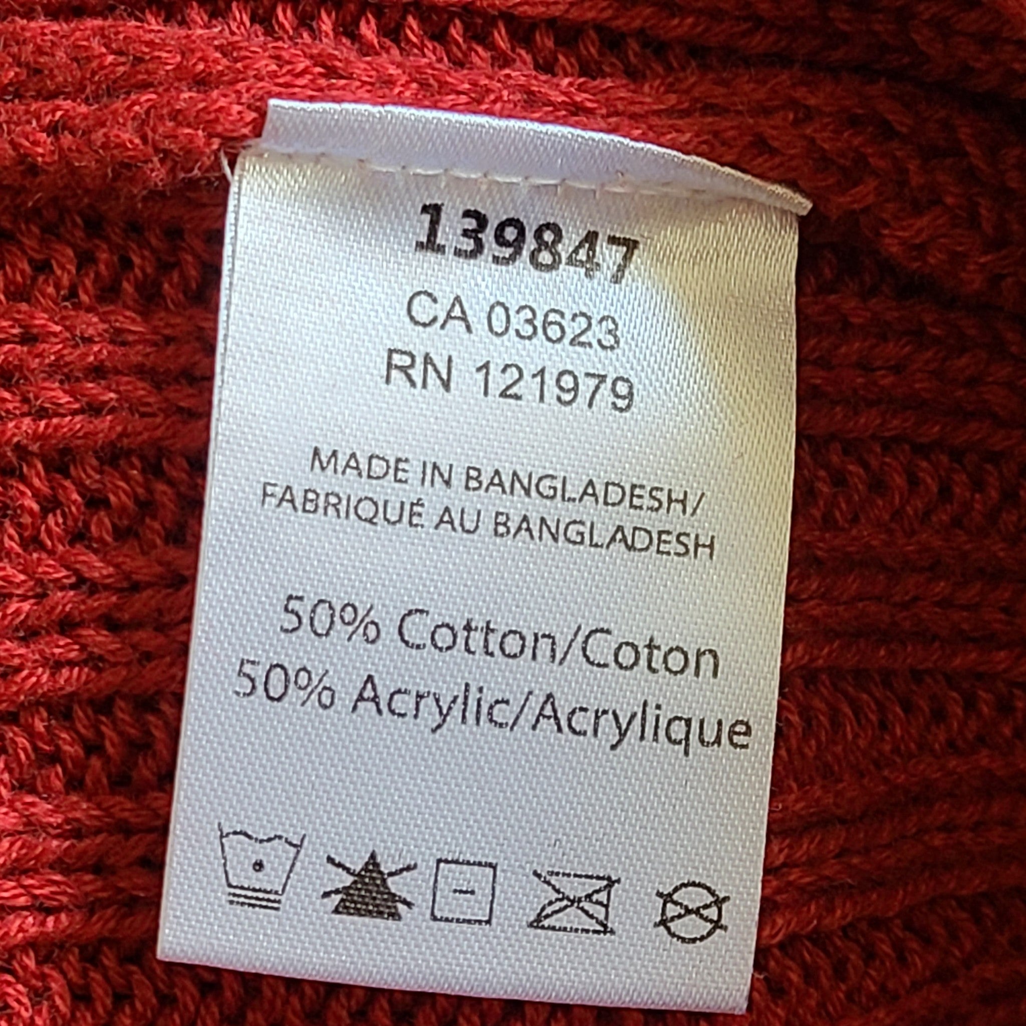 Projek Raw Men's 'Vance' Mock Neck 1/4 Zip Sweater Cable Knit Red Sz L