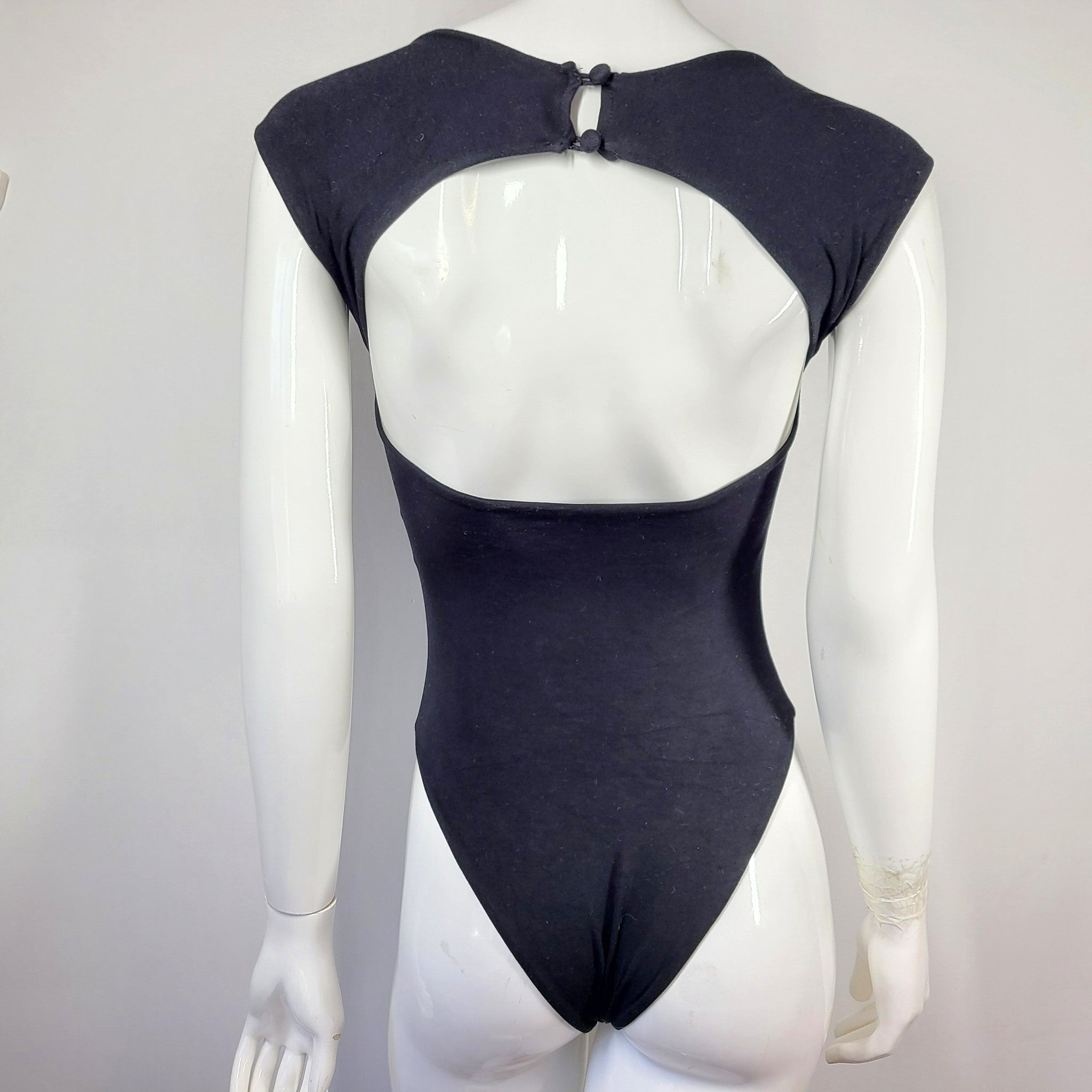 Honest the Label Annisa Sustainable Bamboo Bodysuit Bali Black Sz S