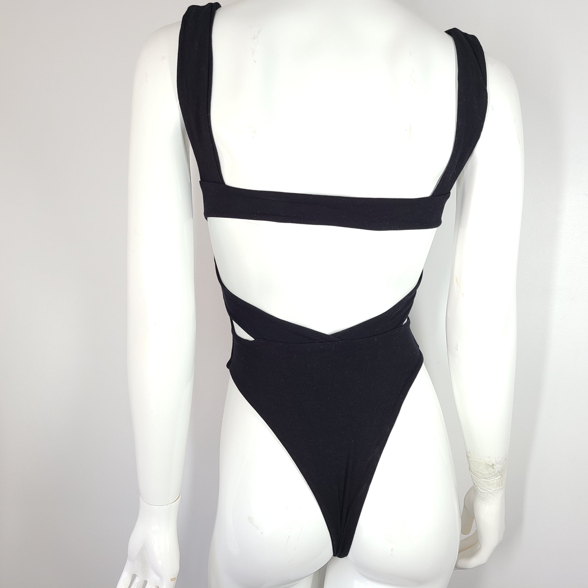 Honest the Label Dewi Sustainable Bamboo Bodysuit Bali Black Sz XS