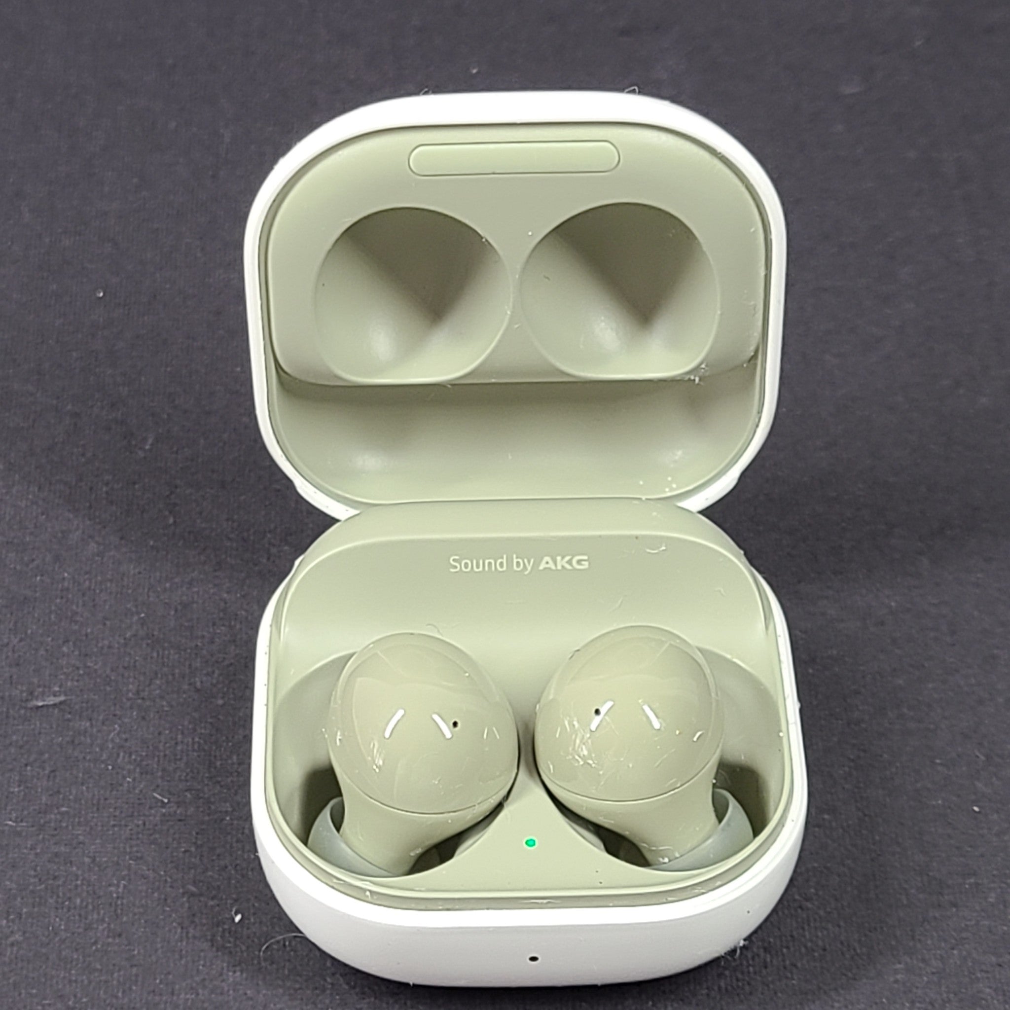 Samsung Galaxy Buds 2 SM-R177 Wireless Bluetooth Earbuds w/ Case - Olive Green