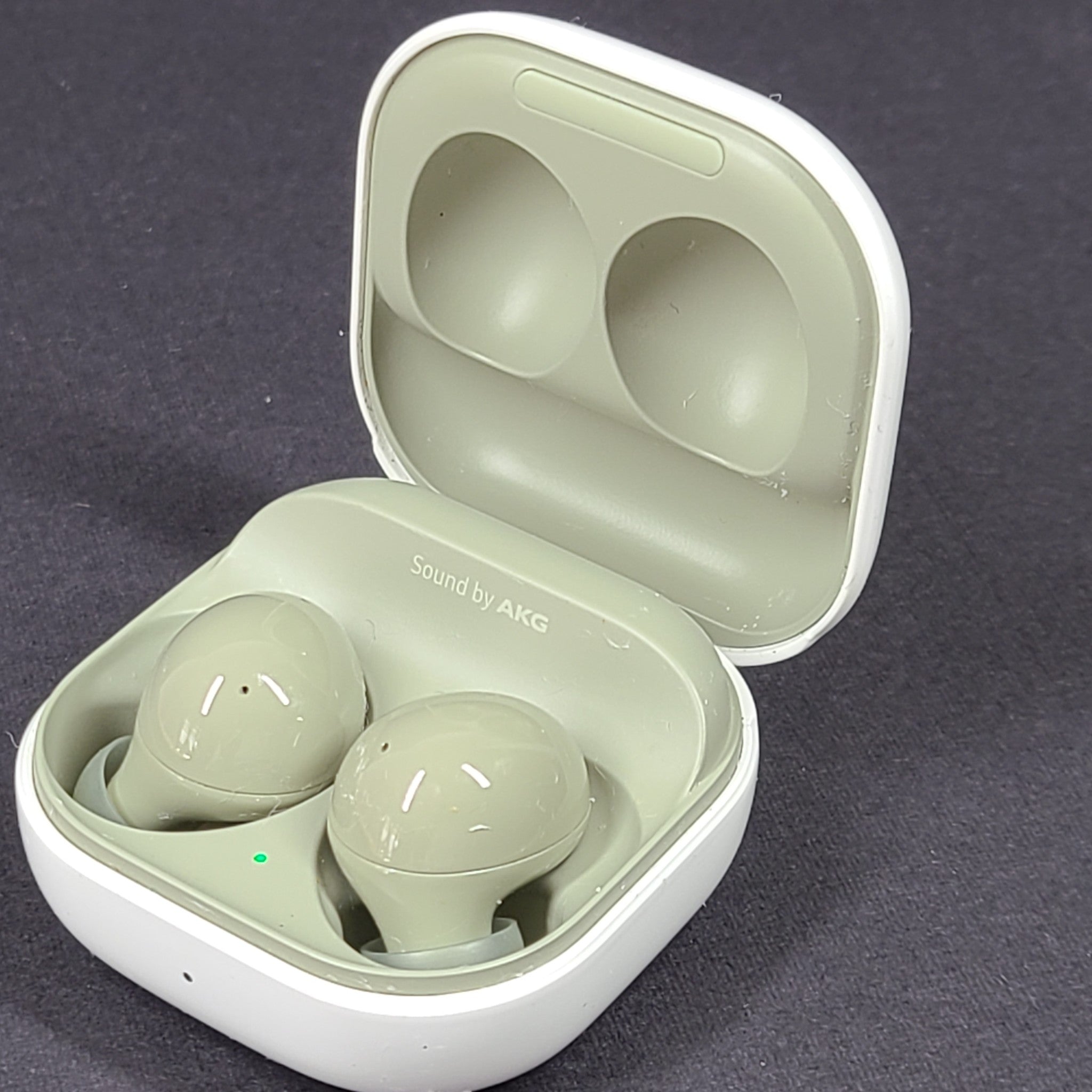 Samsung Galaxy Buds 2 SM-R177 Wireless Bluetooth Earbuds w/ Case - Olive Green