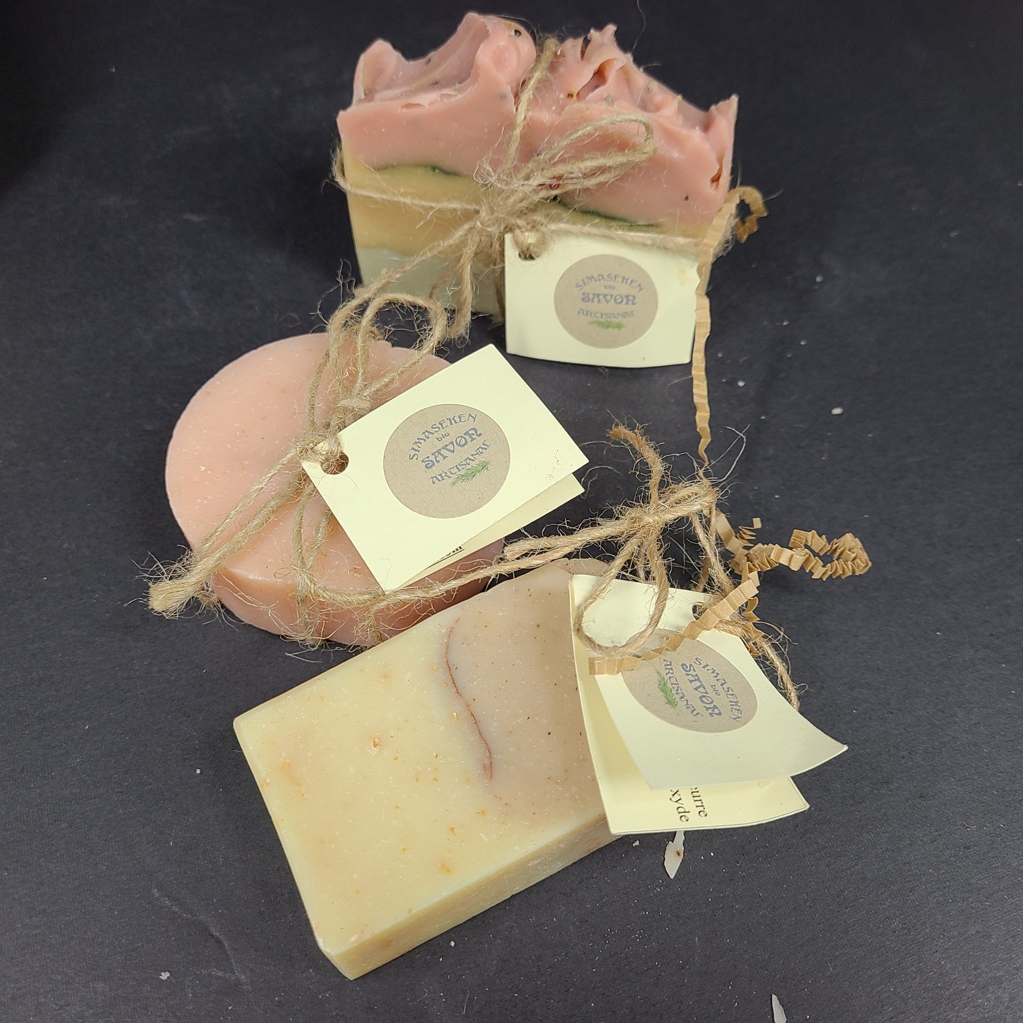 6 Bars Simaseken Handmade Artisan Soap Lavender Rosemary Lemongrass
