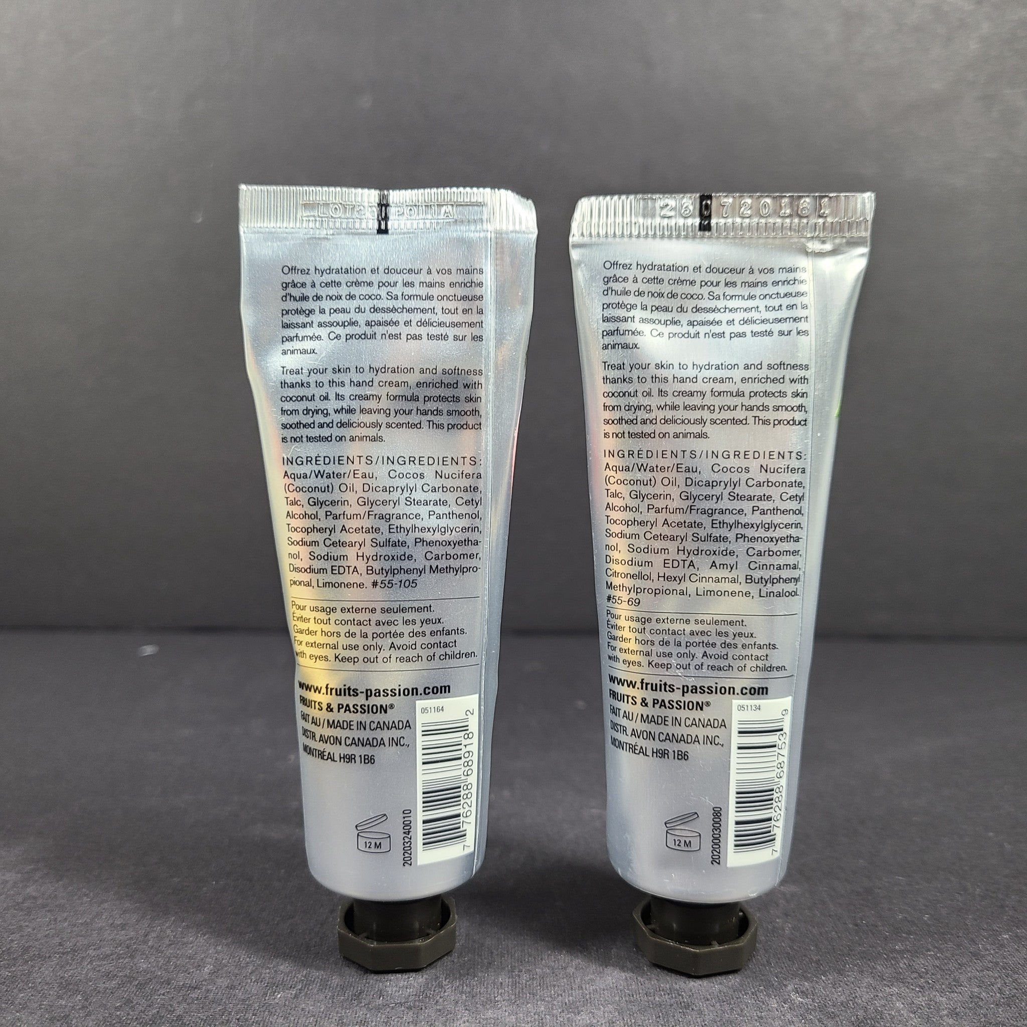2 x 1.69 fl.oz Alo Fruits & Passion Pink Apple + Grapefruit Guava Hand Cream