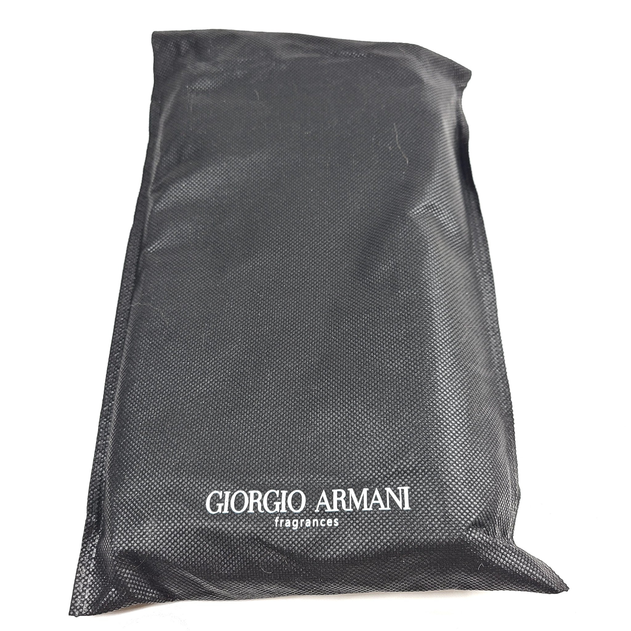 Giorgio Armani Fragrances Cosmetics Toiletry Bag Zippered Pouch Navy Blue