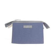 Giorgio Armani Fragrances Cosmetics Toiletry Bag Zippered Pouch Navy Blue