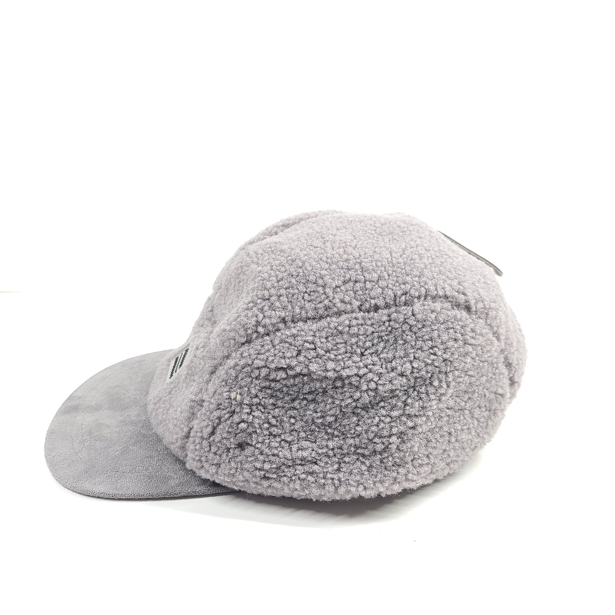 Zara Kids' Youth Teddy Fleece Cap Grey 10-14 years Adjustable