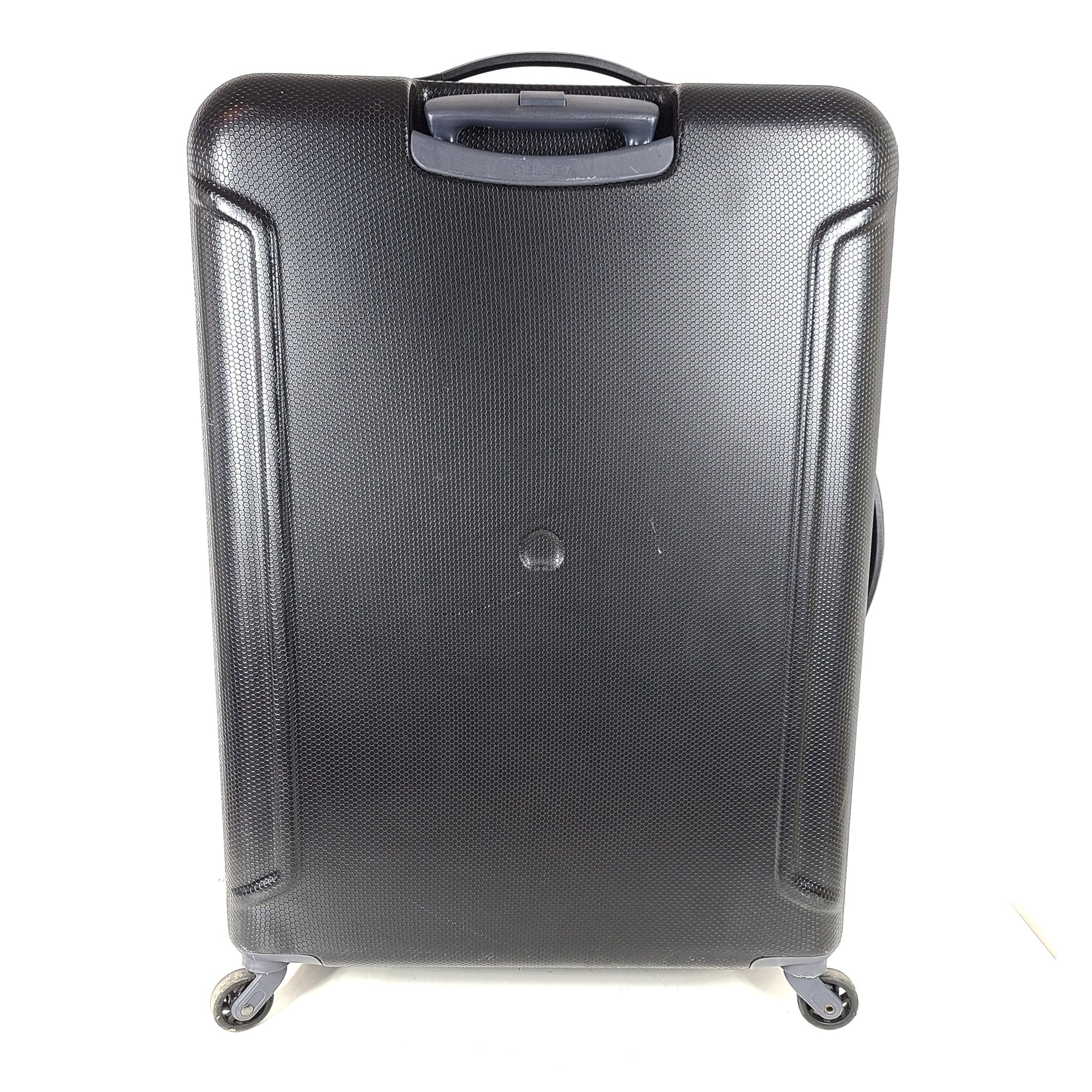 Delsey Keira 29" Large Spinner Suitcase Hardshell Luggage Locking Black