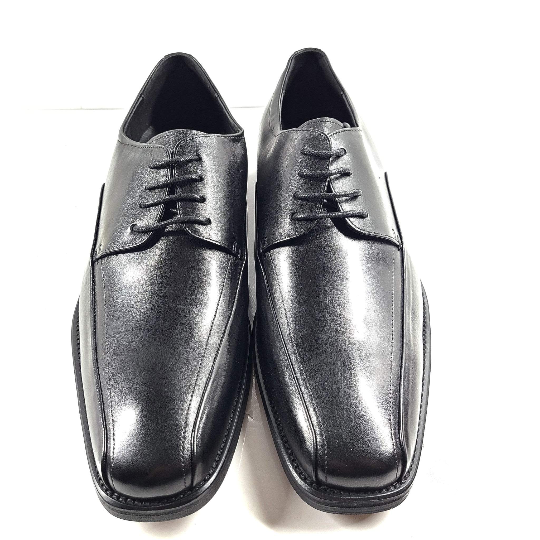 Browns Men's Leather Oxford Dress Shoes Lace Up Black Sz 9