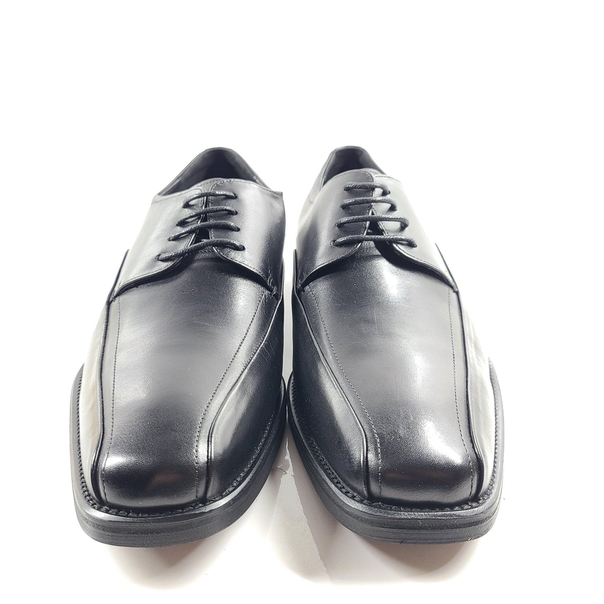 Browns Men's Leather Oxford Dress Shoes Lace Up Black Sz 9