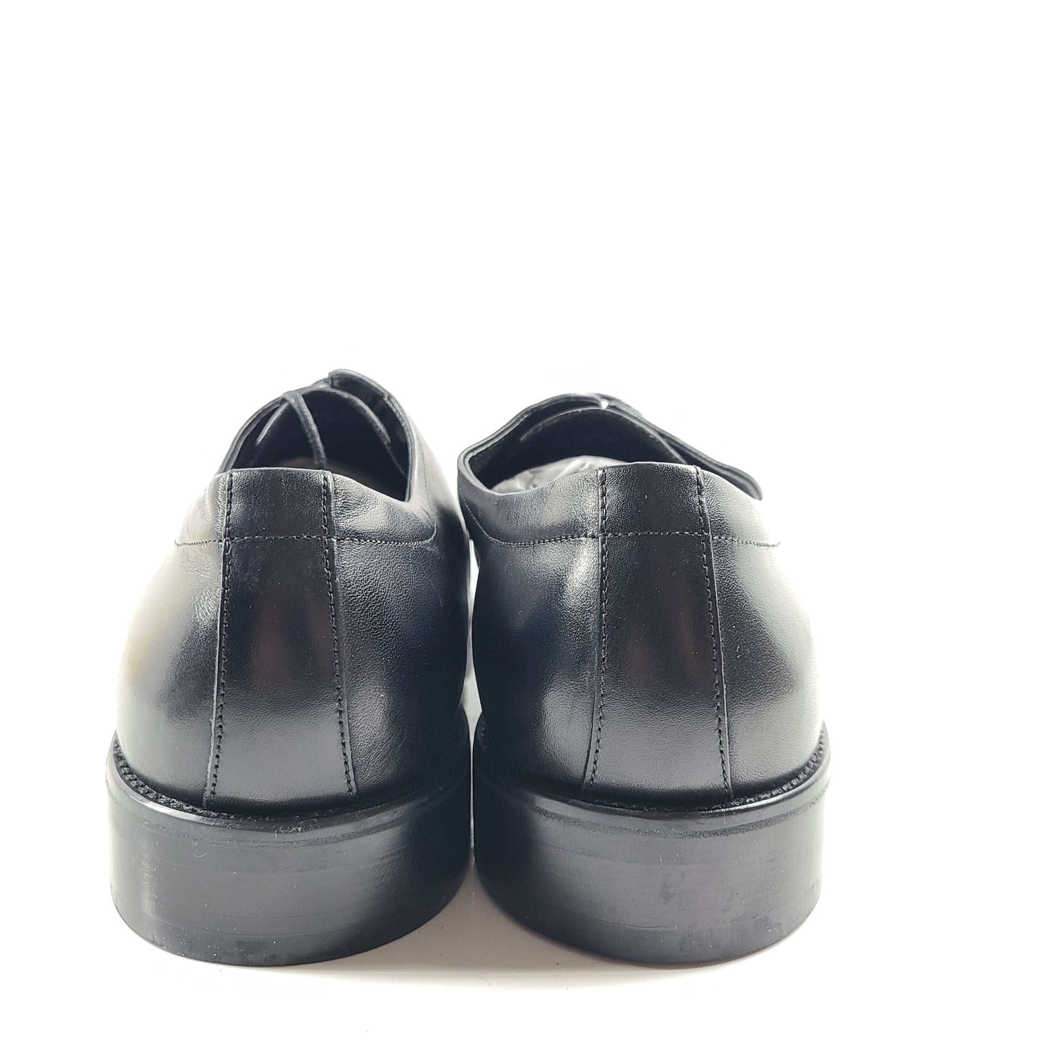 Browns Men's Leather Oxford Dress Shoes Lace Up Black Sz 9