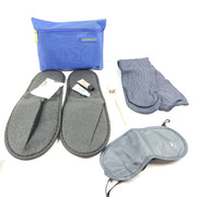 Turkish Airlines Amenity Kit Travel Accessories Bag Blue