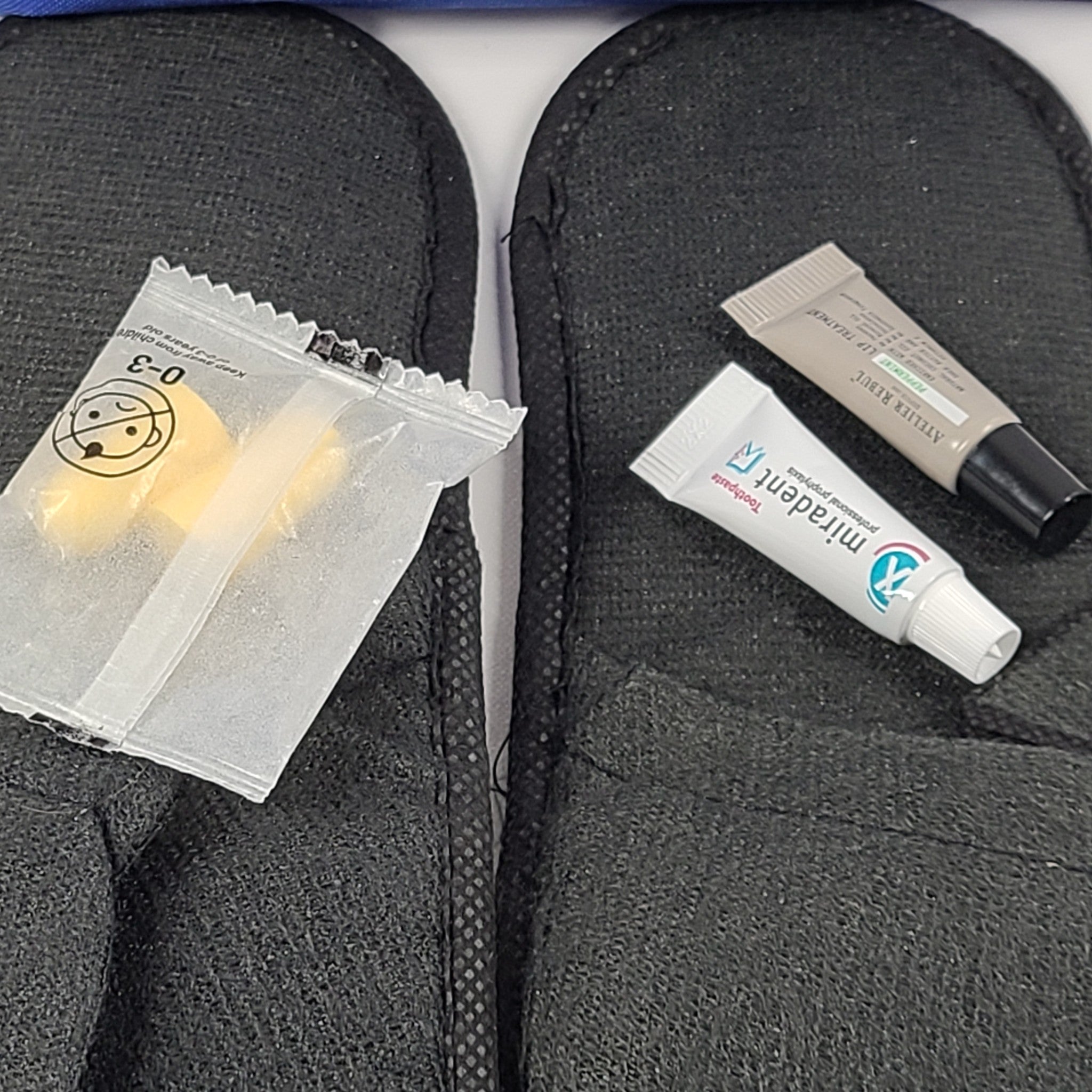Turkish Airlines Amenity Kit Travel Accessories Bag Blue